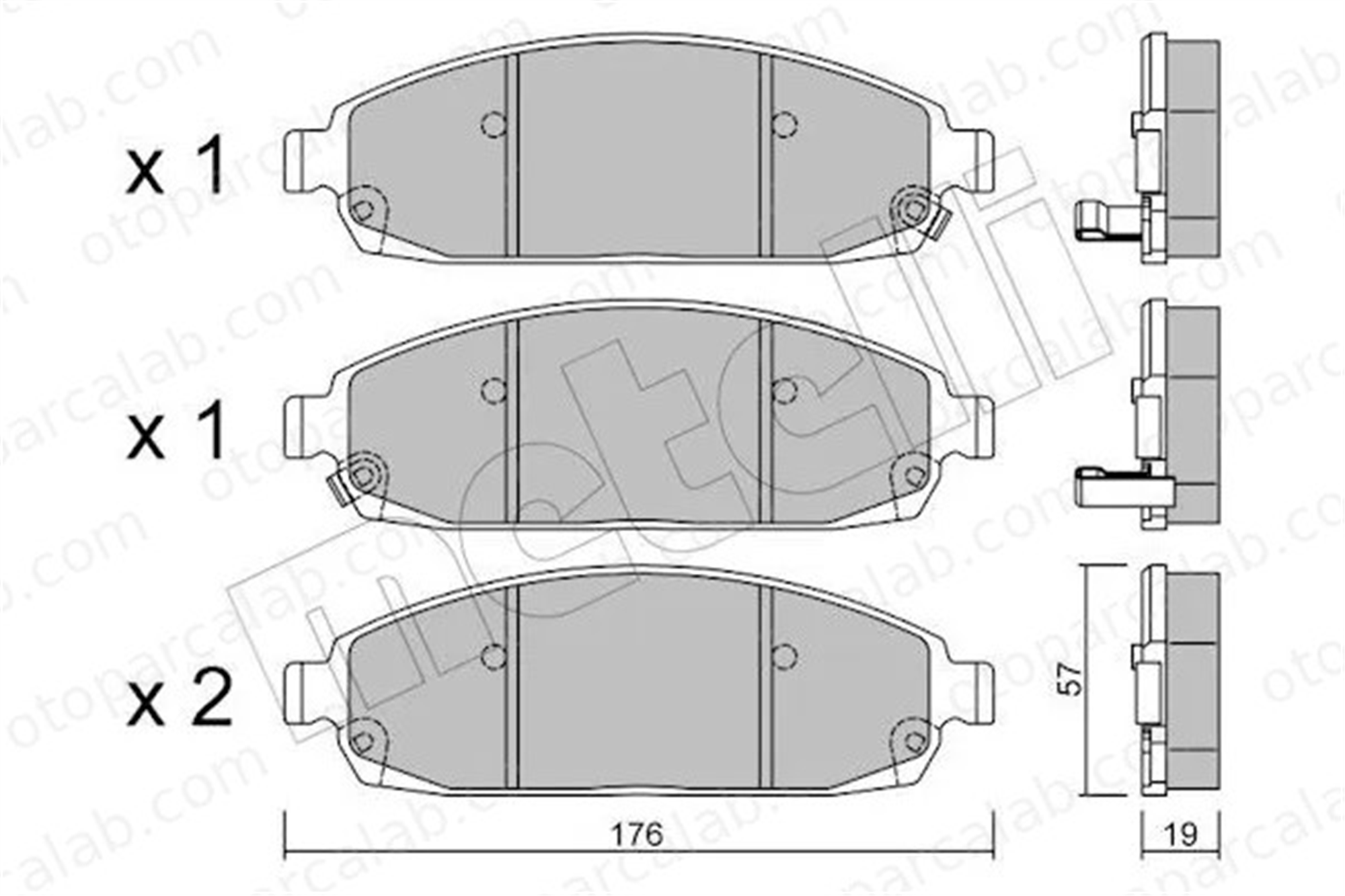 SANGSIN SP1676 Fren Disk Balata Ön JEEP GRAND CHEROKEE III COMMANDER 5080868AB 5080868AA