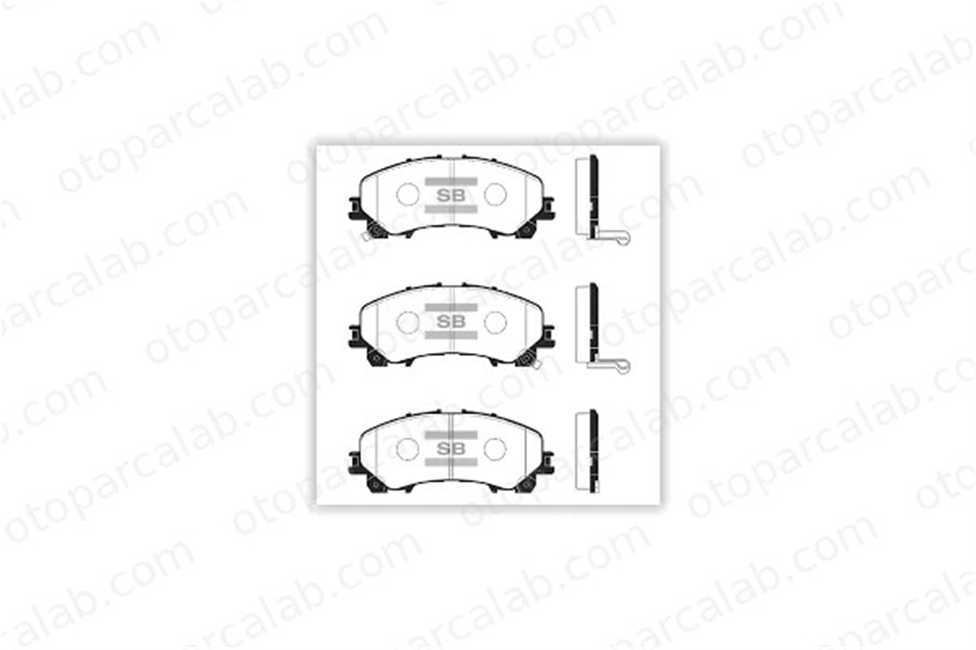 SANGSIN SP1714 Fren Disk Balata Ön NISSAN X-TRAIL III INFINITI Q50 D10604CC0A D10603WU0A