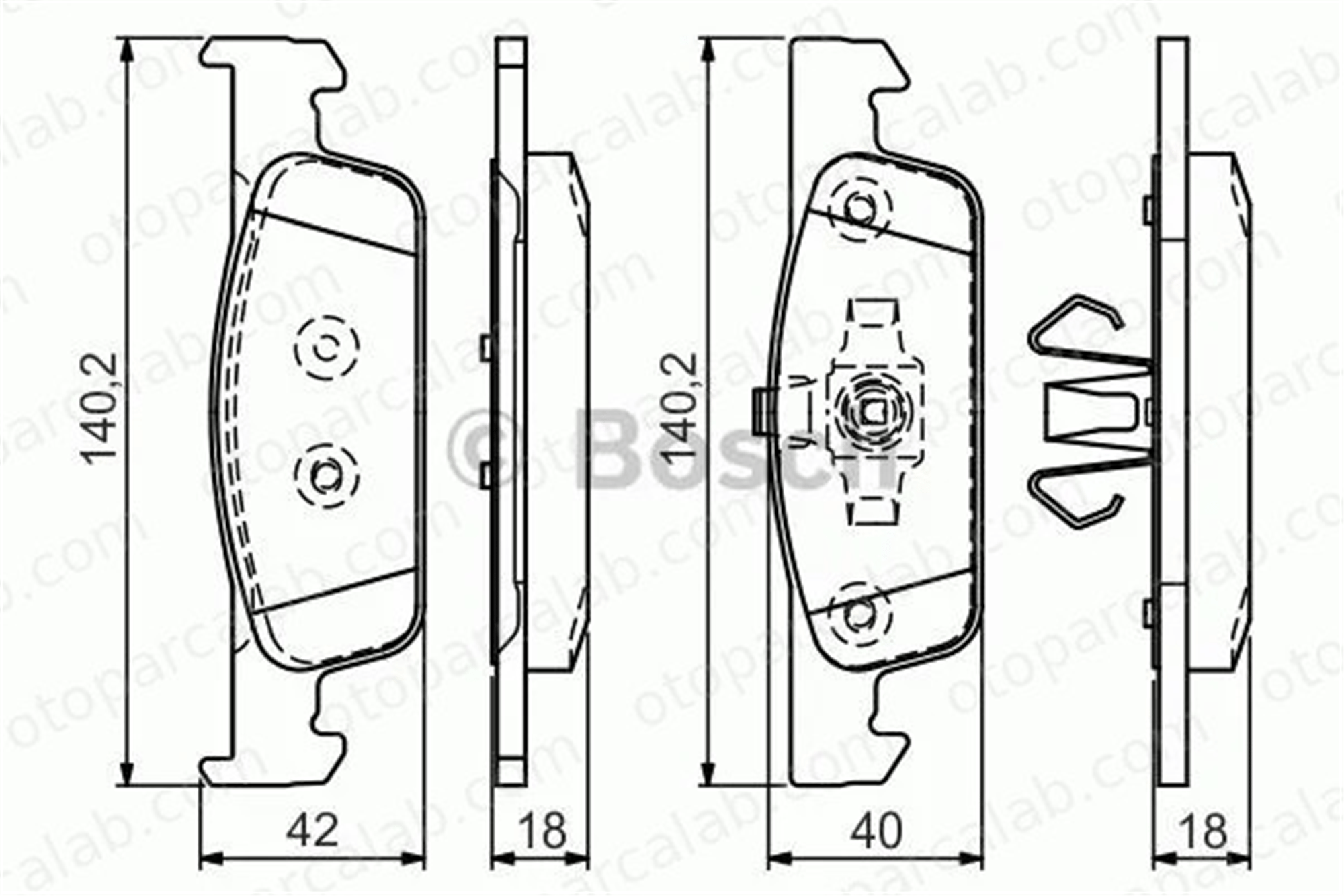 SANGSIN SP1787 Fren Disk Balata Ön RENAULT CLIO IV TWINGO III 410602581R 410605612R