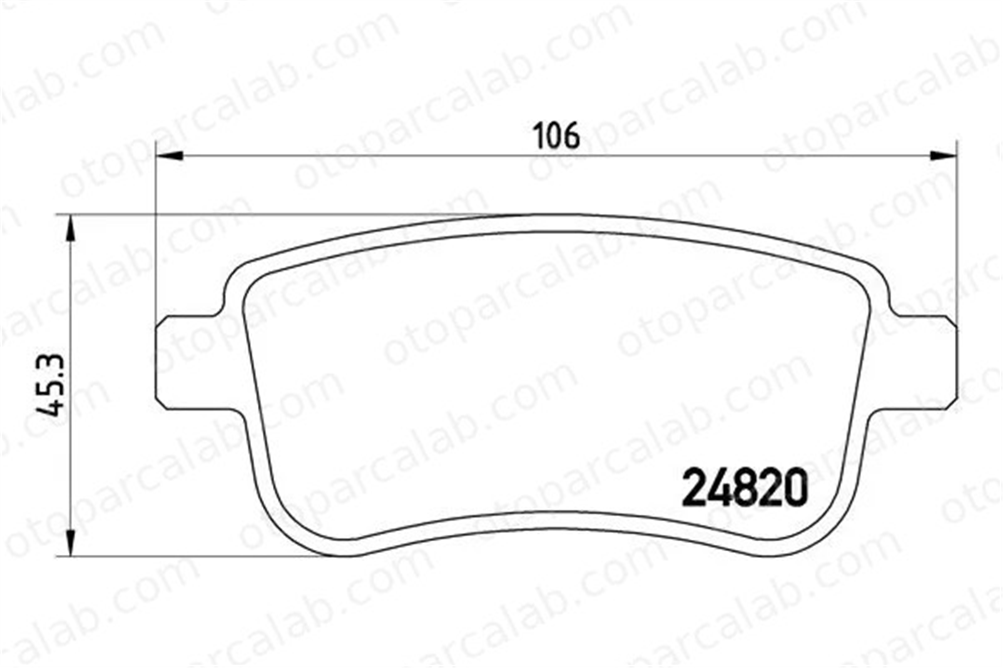 SANGSIN SP1839 Fren Disk Balata Arka RENAULT MEGANE III Coupe MEGANE III Hatchback 440603558R 440604694R