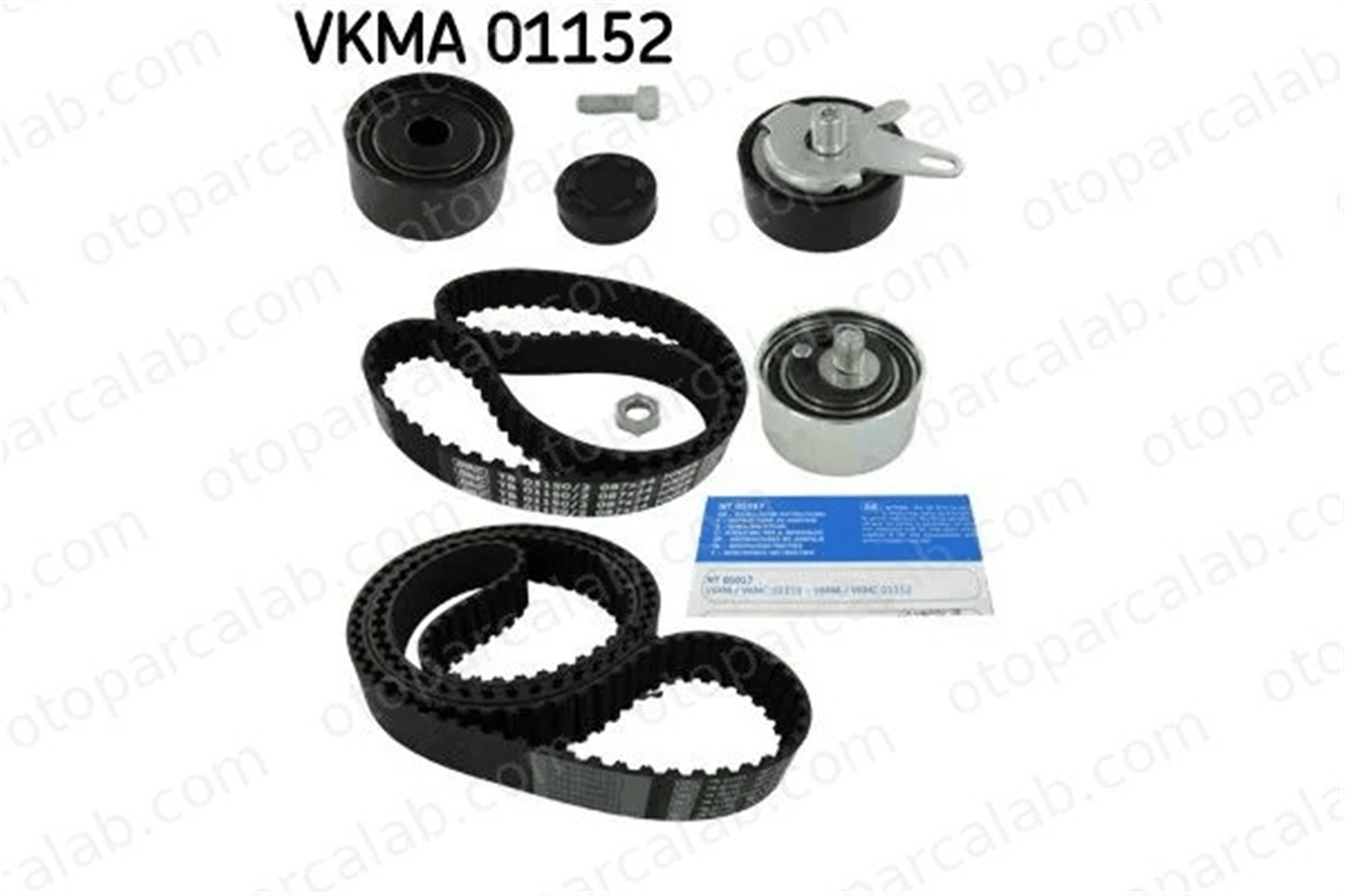 SKF 01152 Vantilatör Kayış Seti AUDI A6 C5 A6 C5 Avant 59198119A 059198119A