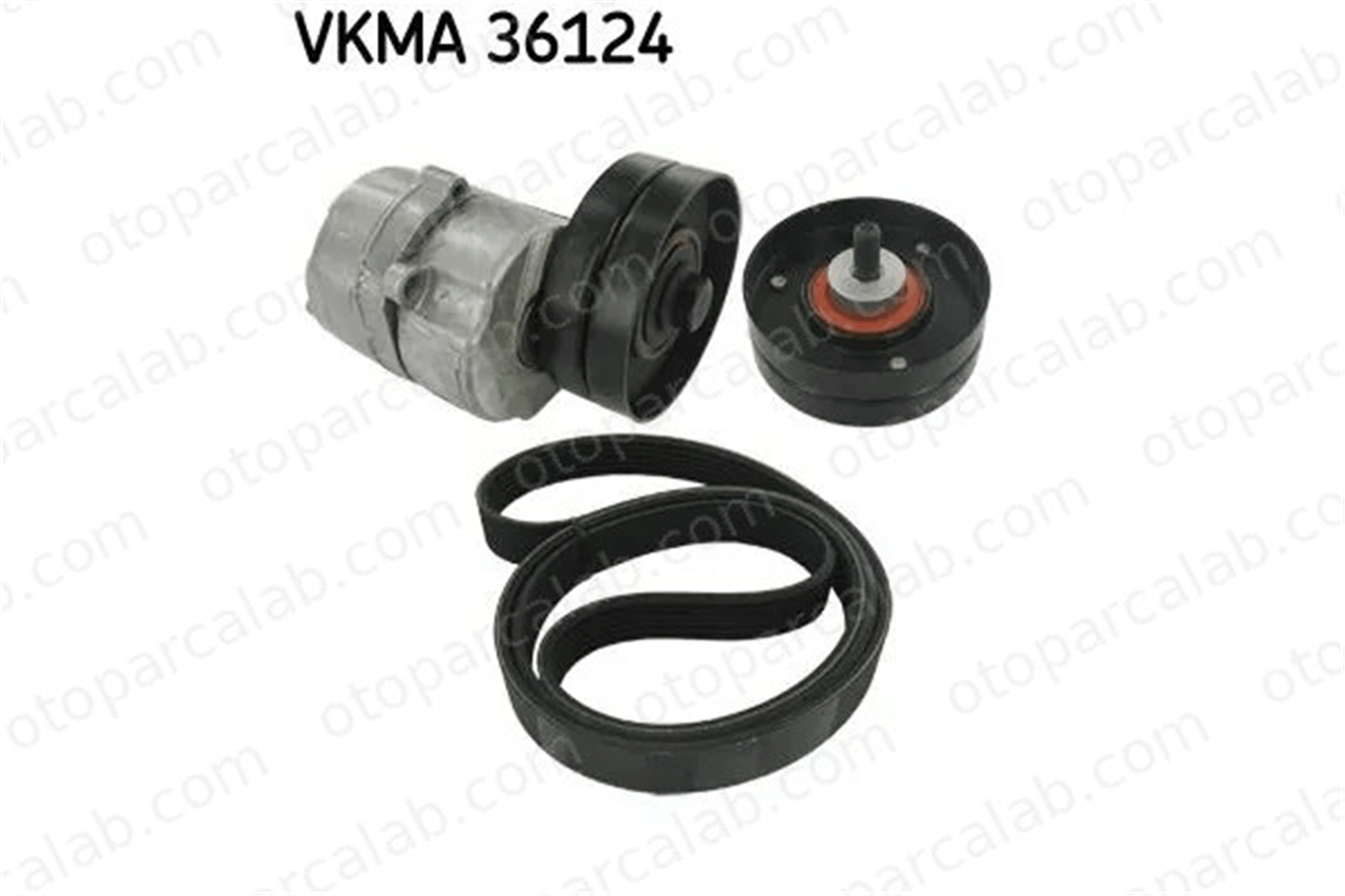 SKF 36124 Vantilatör Kayış Seti VOLVO V40 Station wagon S40 I 9143643 9146249