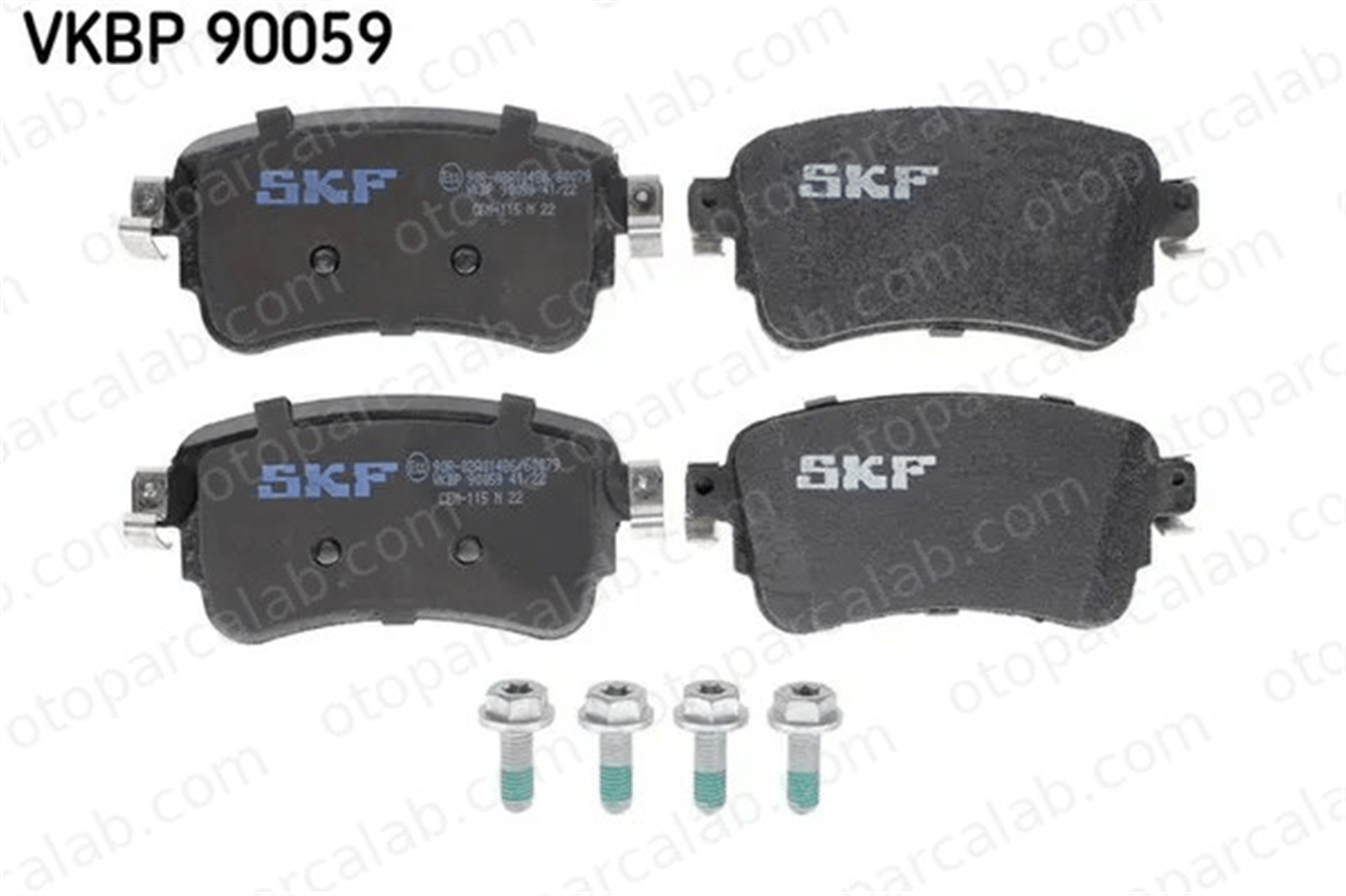 SKF VKBP 90059 Fren Disk Balata Arka CITROËN SPACETOURER Minibüs/Otobüs JUMPY Panelvan/Van VKBP90059 1617936880