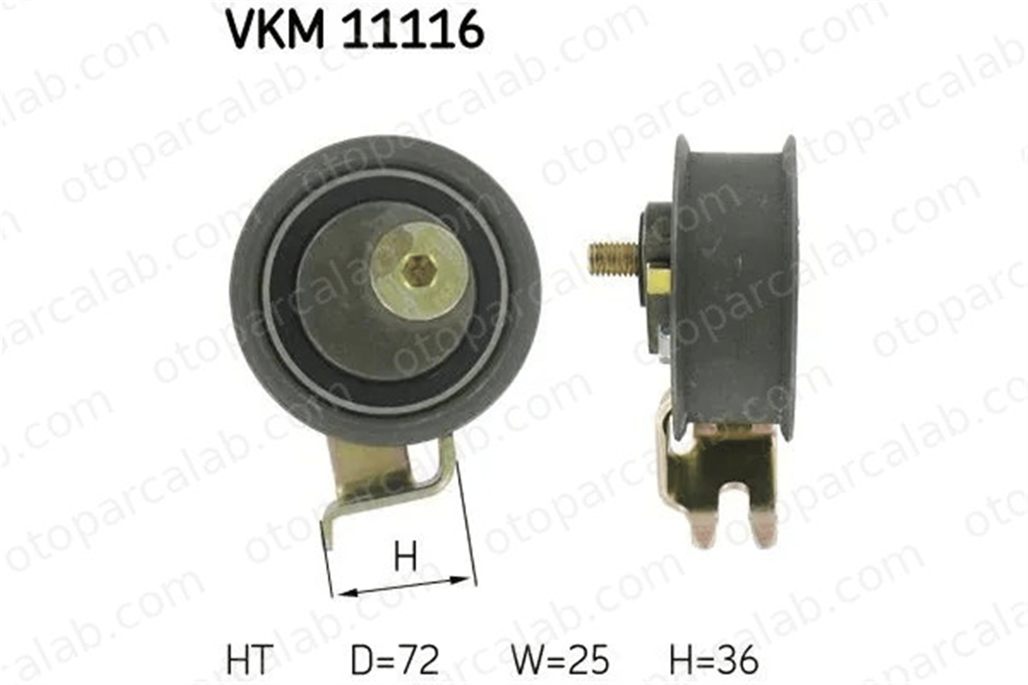 SKF VKM 11116 Triger Gergi Rulmanı AUDI A3 SEAT LEON 6B109243F 06B109243F