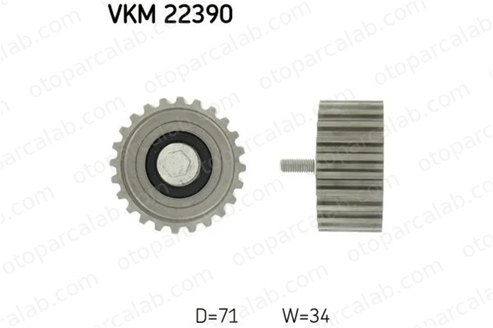 SKF VKM 22390 Triger Gergi Rulmanı IVECO DAILY IV Panelvan/Van DAILY IV Platform şasi 500388688 500390458