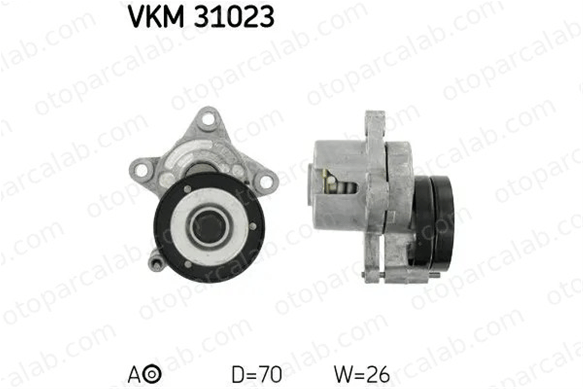 SKF VKM 31023 Vantilatör Kayış Gergi Rulmanı SEAT CORDOBA IBIZA II 32145299C 6K0145299
