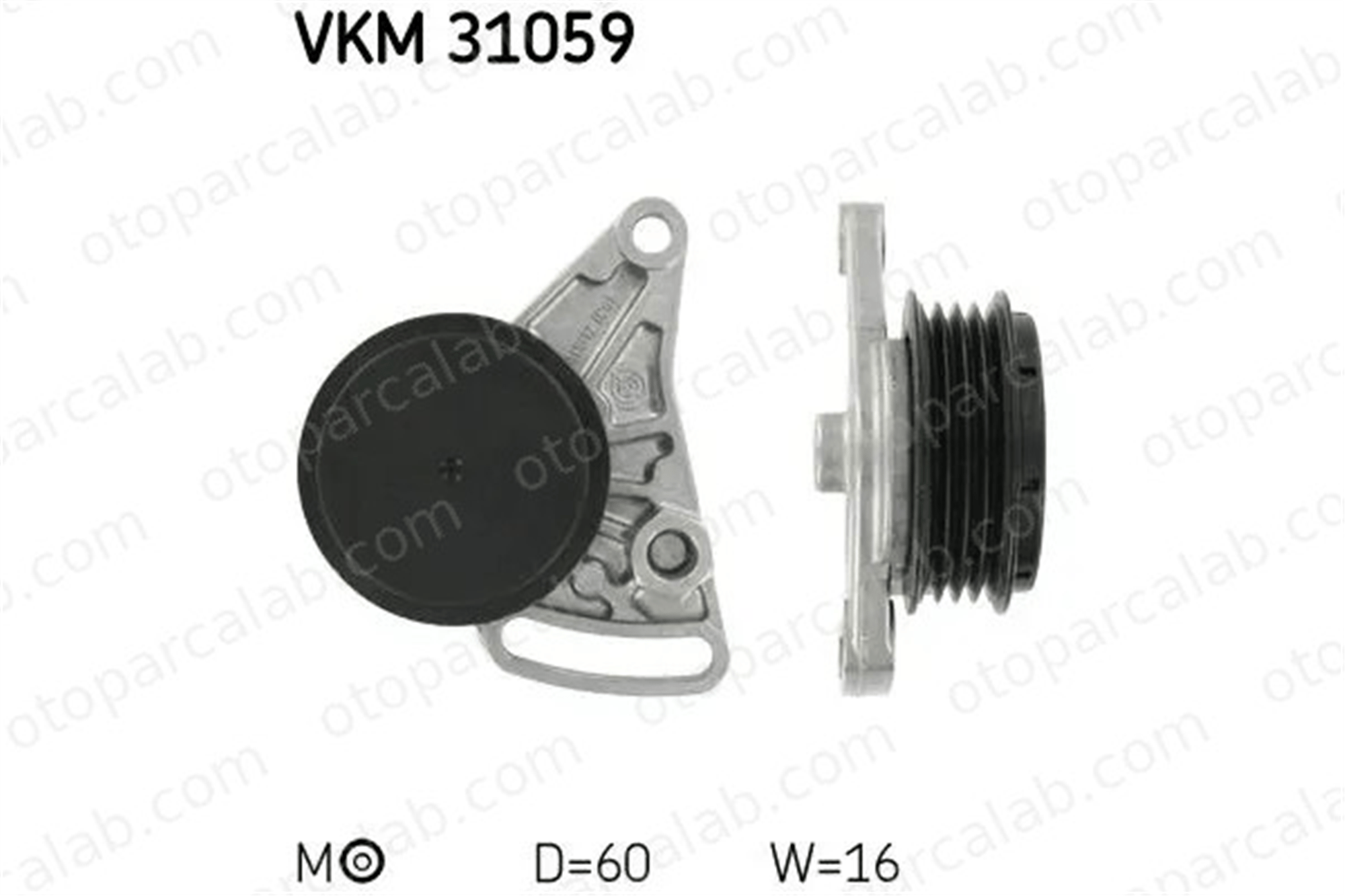 SKF VKM 31059 Vantilatör Kayış Gergi Rulmanı VW PASSAT B5 PASSAT B5 Variant 58260511 058 260 511