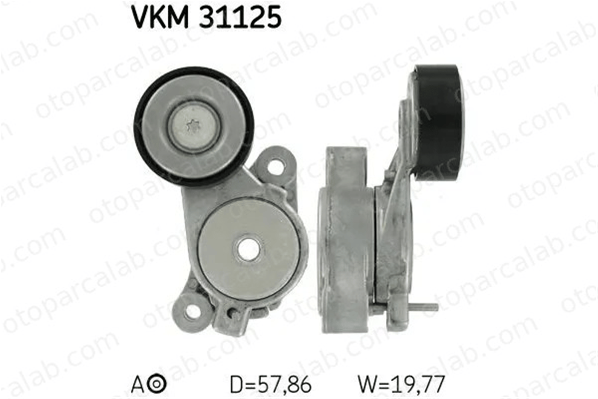 SKF VKM 31125 Vantilatör Kayış Gergi Rulmanı VW TOURAN TIGUAN 3C145299M 03C145299M