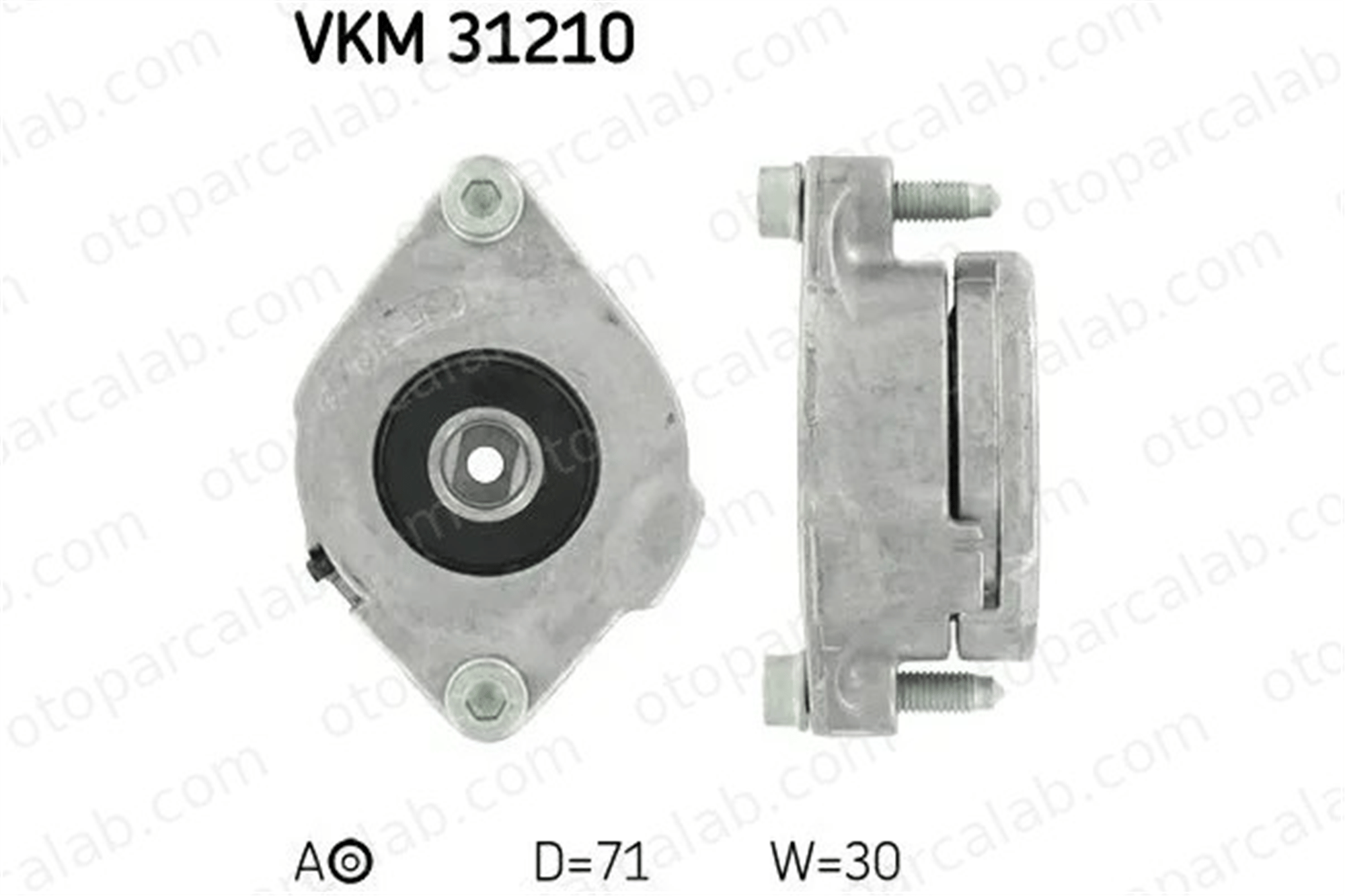 SKF VKM 31210 Vantilatör Kayış Gergi Rulmanı VW GOLF III PASSAT B3/B4 Variant 37903315B 37903315C