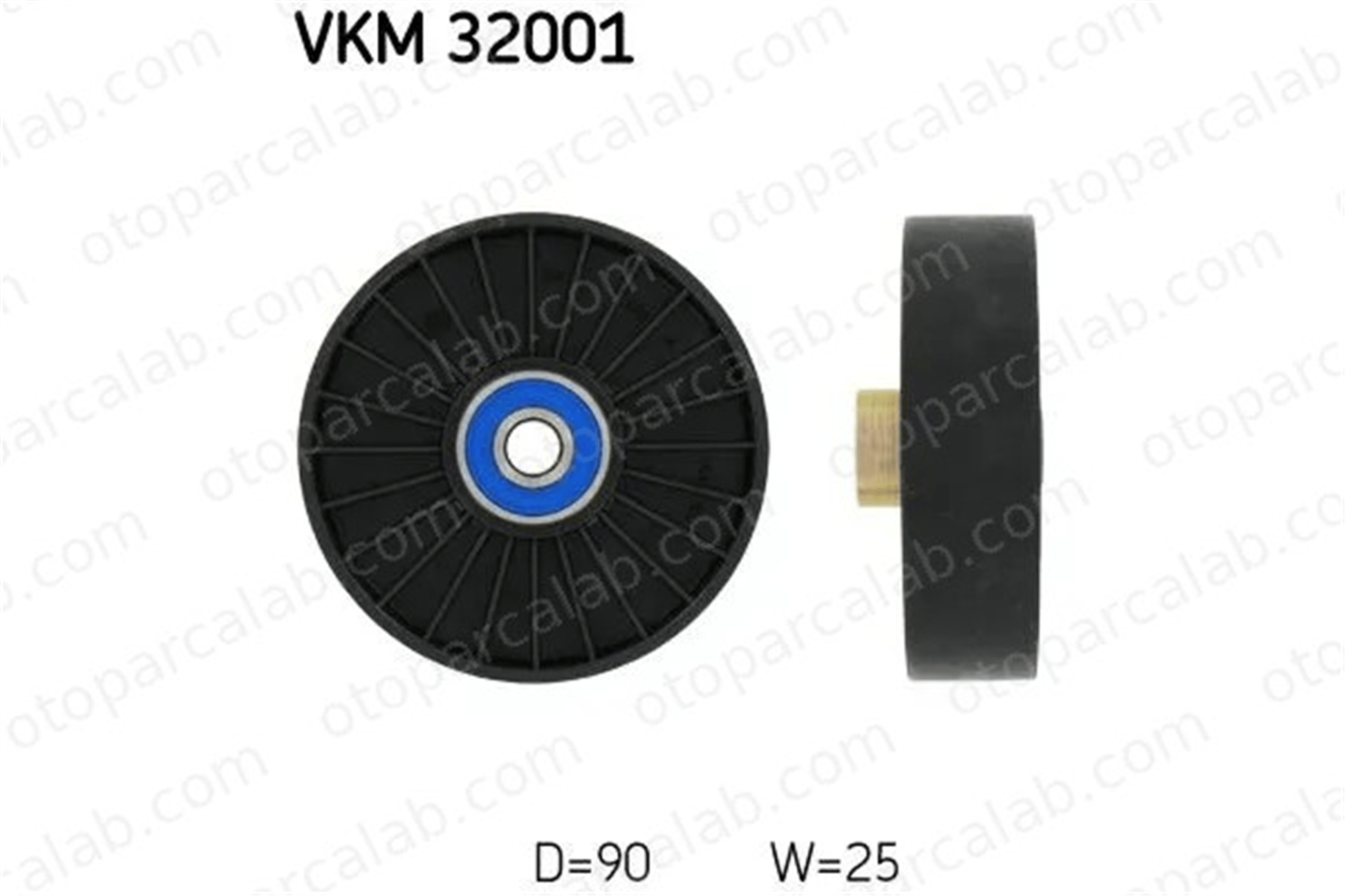SKF VKM 32001 Vantilatör Kayış Gergi Rulmanı ALFA ROMEO 145 146 60610908 73501924