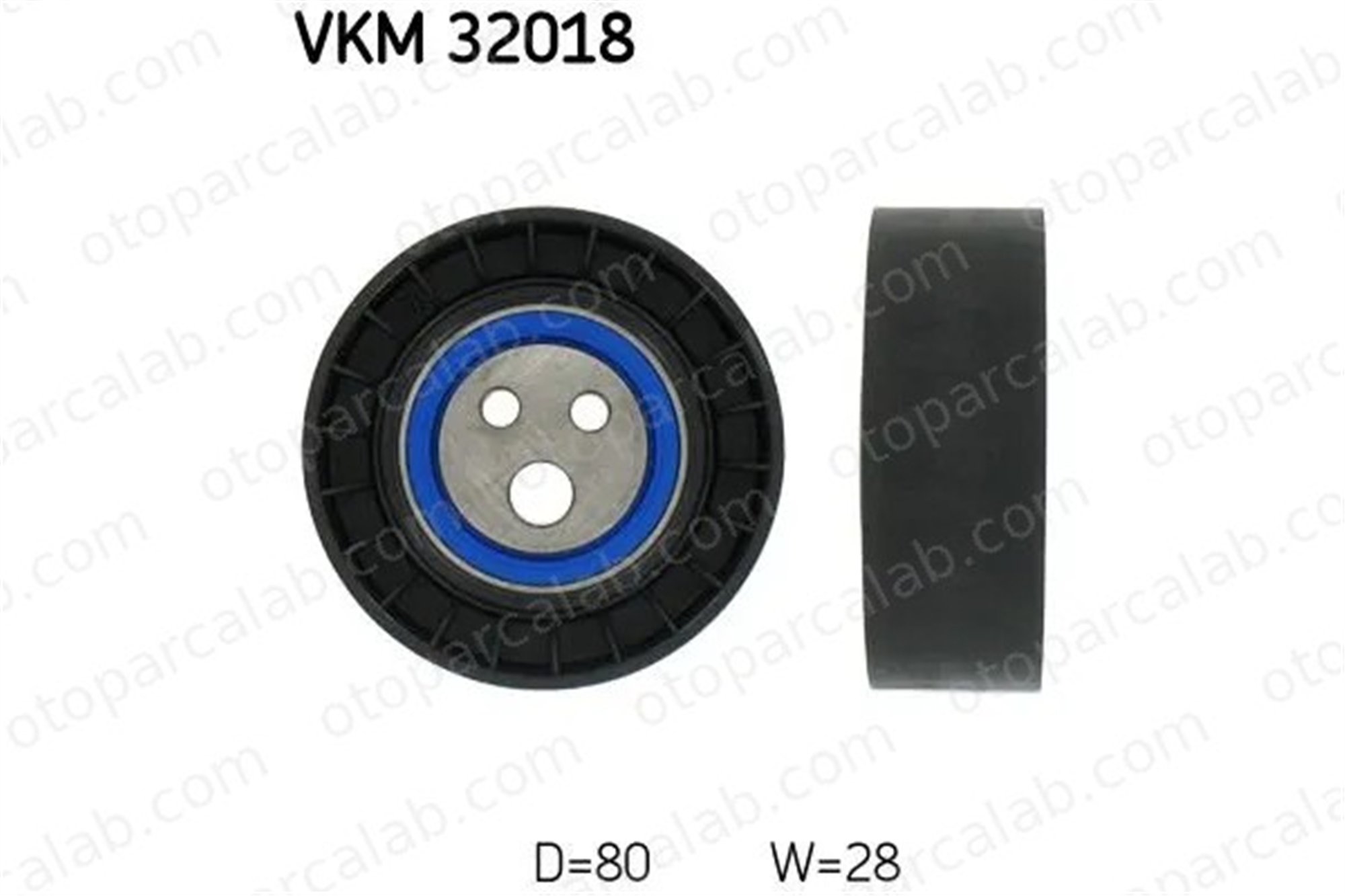 SKF VKM 32018 Vantilatör Kayış Gergi Rulmanı ALFA ROMEO 156 156 Sportwagon 46469587 60813774