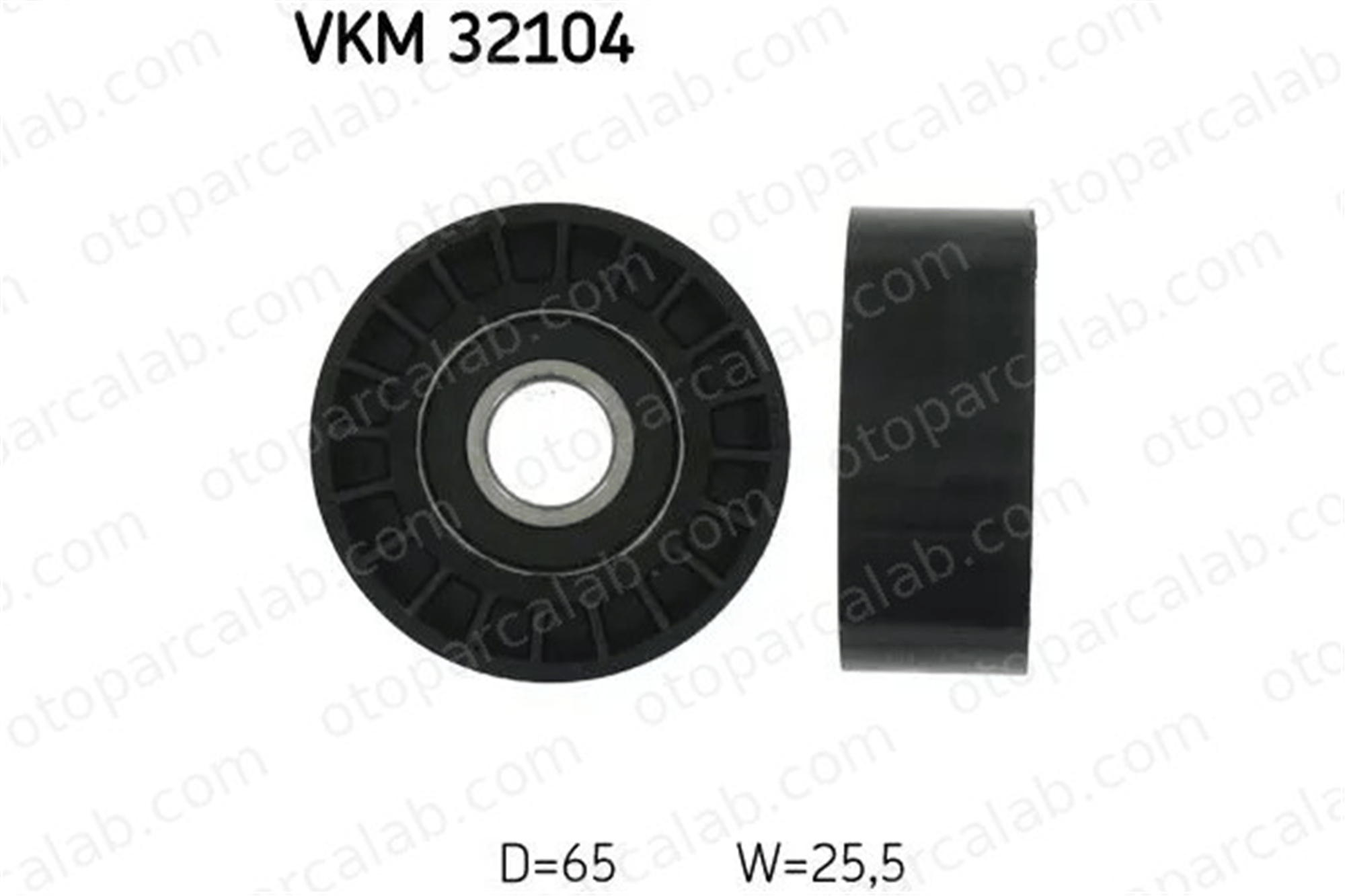 SKF VKM 32104 Vantilatör Kayış Gergi Rulmanı ALFA ROMEO 159 159 Sportwagon 55195531