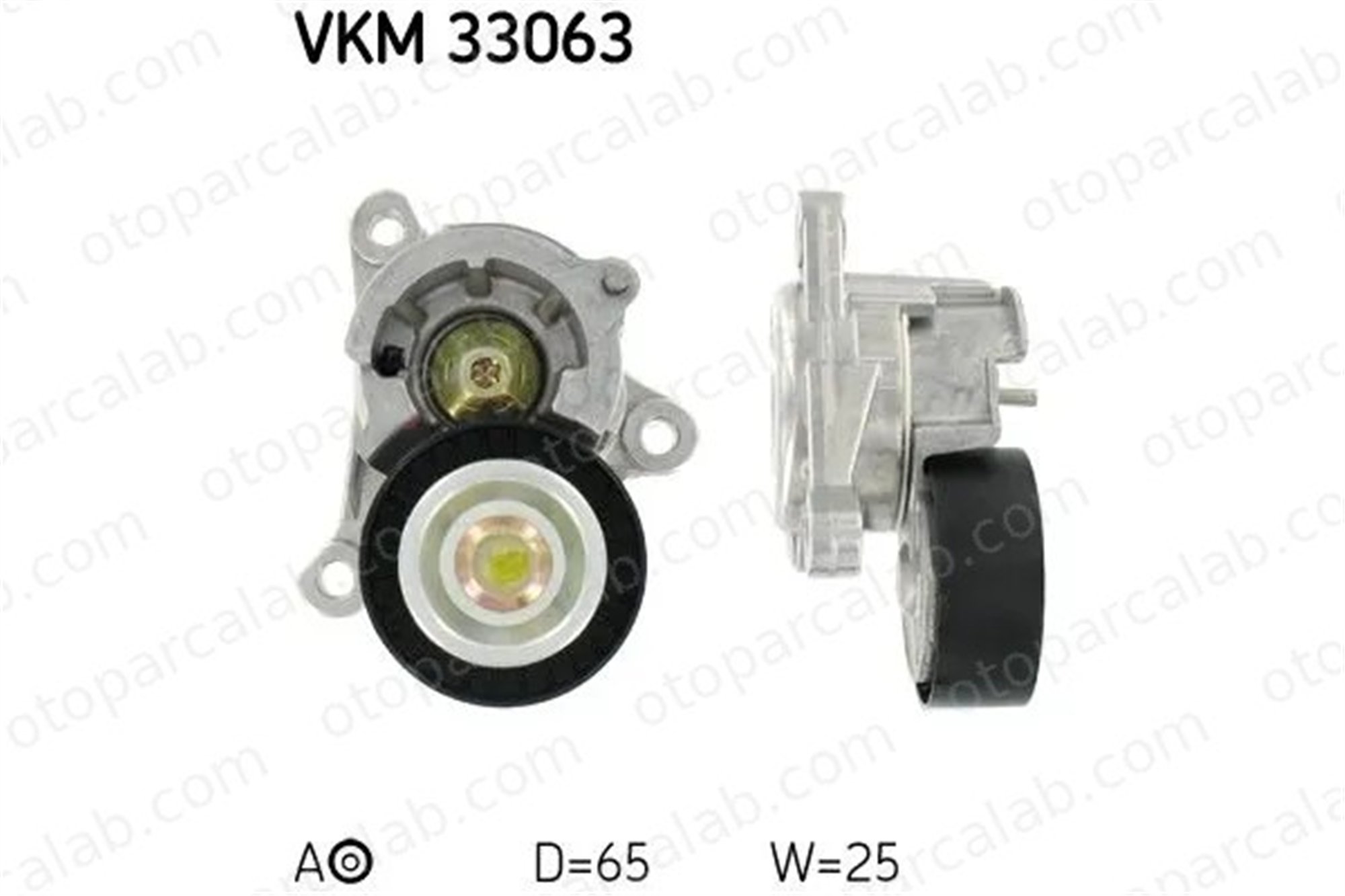 SKF VKM 33063 Vantilatör Kayış Gergi Rulmanı PEUGEOT 307 CC CITROËN C4 Coupe 5751A0 9647834880