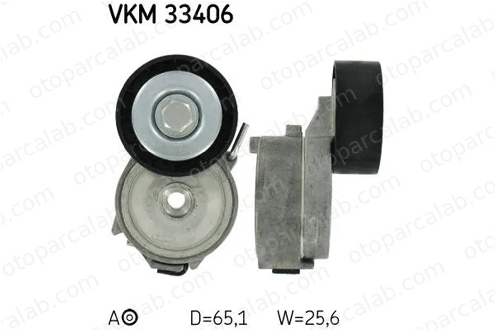SKF VKM 33406 Vantilatör Kayış Gergi Rulmanı LAND ROVER FREELANDER 2 CITROËN C-CROSSER 7G9Q6A228AB 5751G0