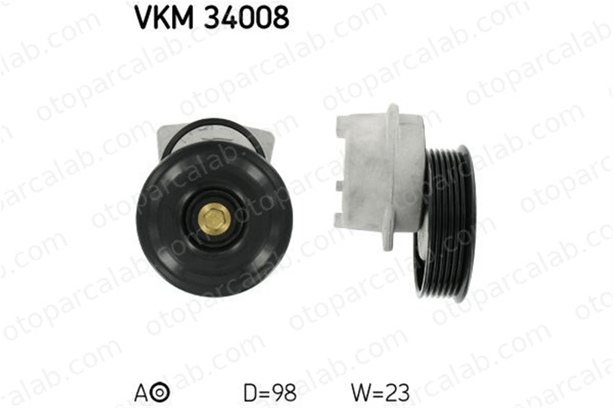 SKF VKM 34008 Vantilatör Kayış Gergi Rulmanı FORD FIESTA IV PUMA 1077689 1004475
