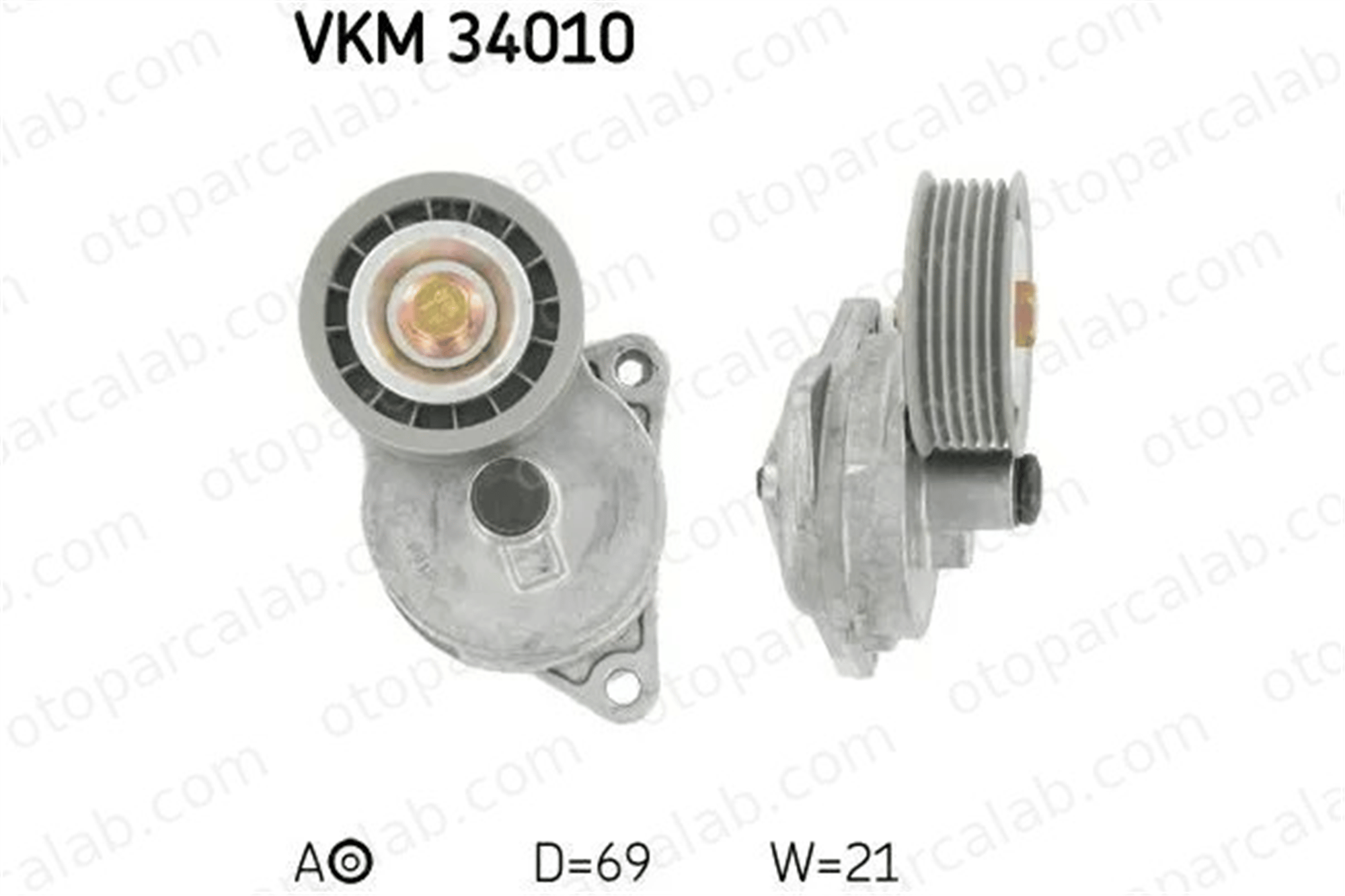 SKF VKM 34010 Vantilatör Kayış Gergi Rulmanı FORD FOCUS I FOCUS I Turnier 1061459 1073096