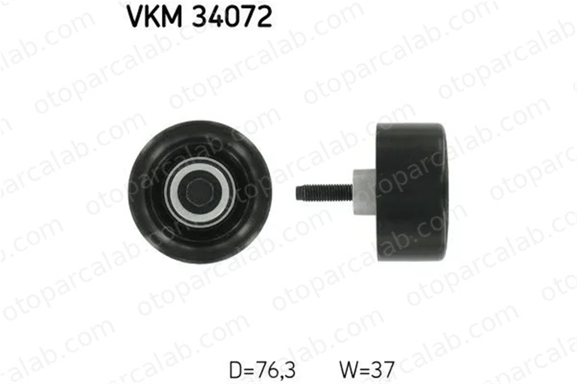 SKF VKM 34072 Vantilatör Kayış Gergi Rulmanı FORD TRANSIT Panelvan/Van TRANSIT Minibüs/Otobüs YC1E9444AD 1097574