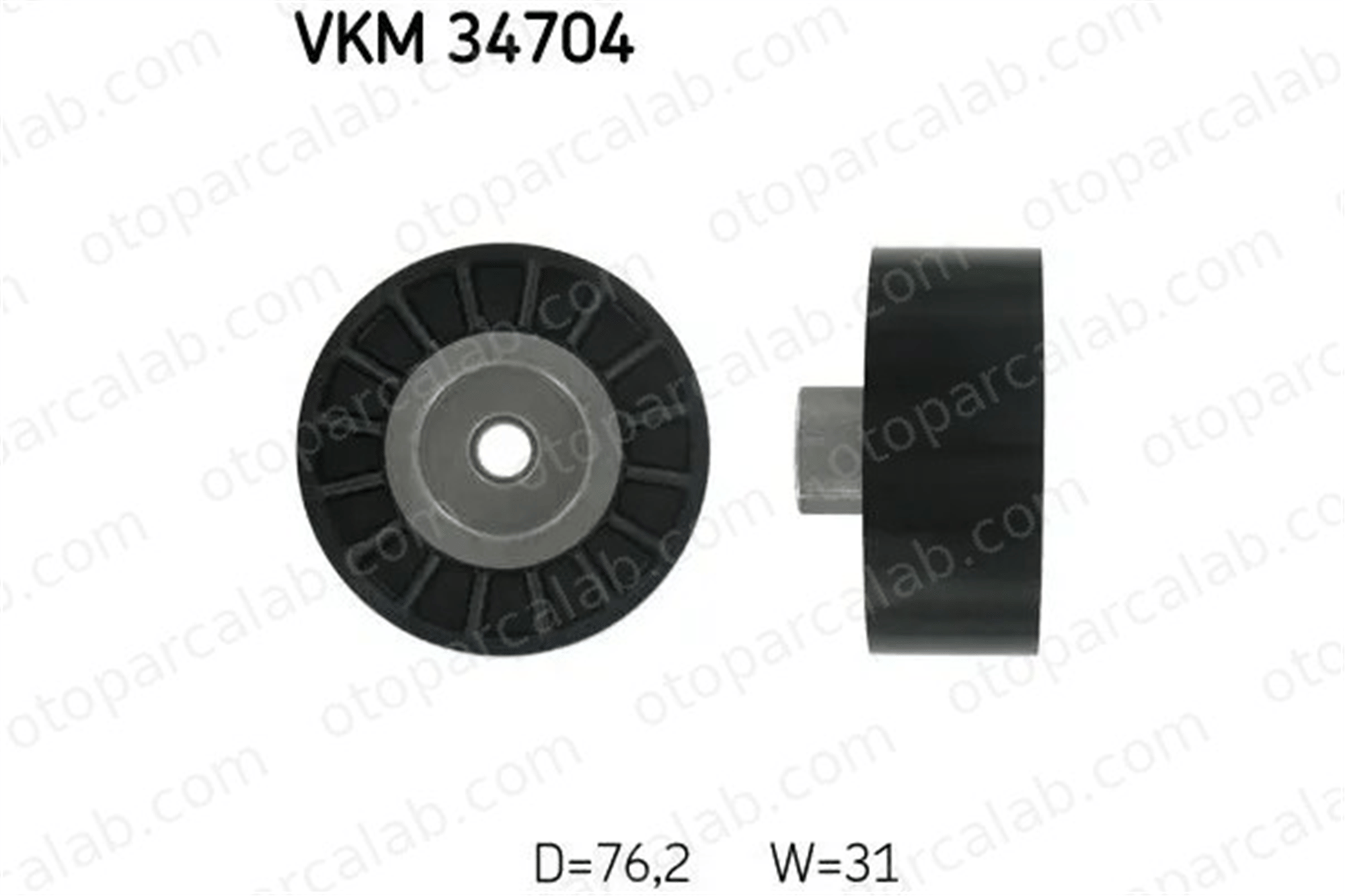 SKF VKM 34704 Vantilatör Kayış Gergi Rulmanı FORD TRANSIT Minibüs/Otobüs TRANSIT Panelvan/Van 6C1Q6C344AB 1372770