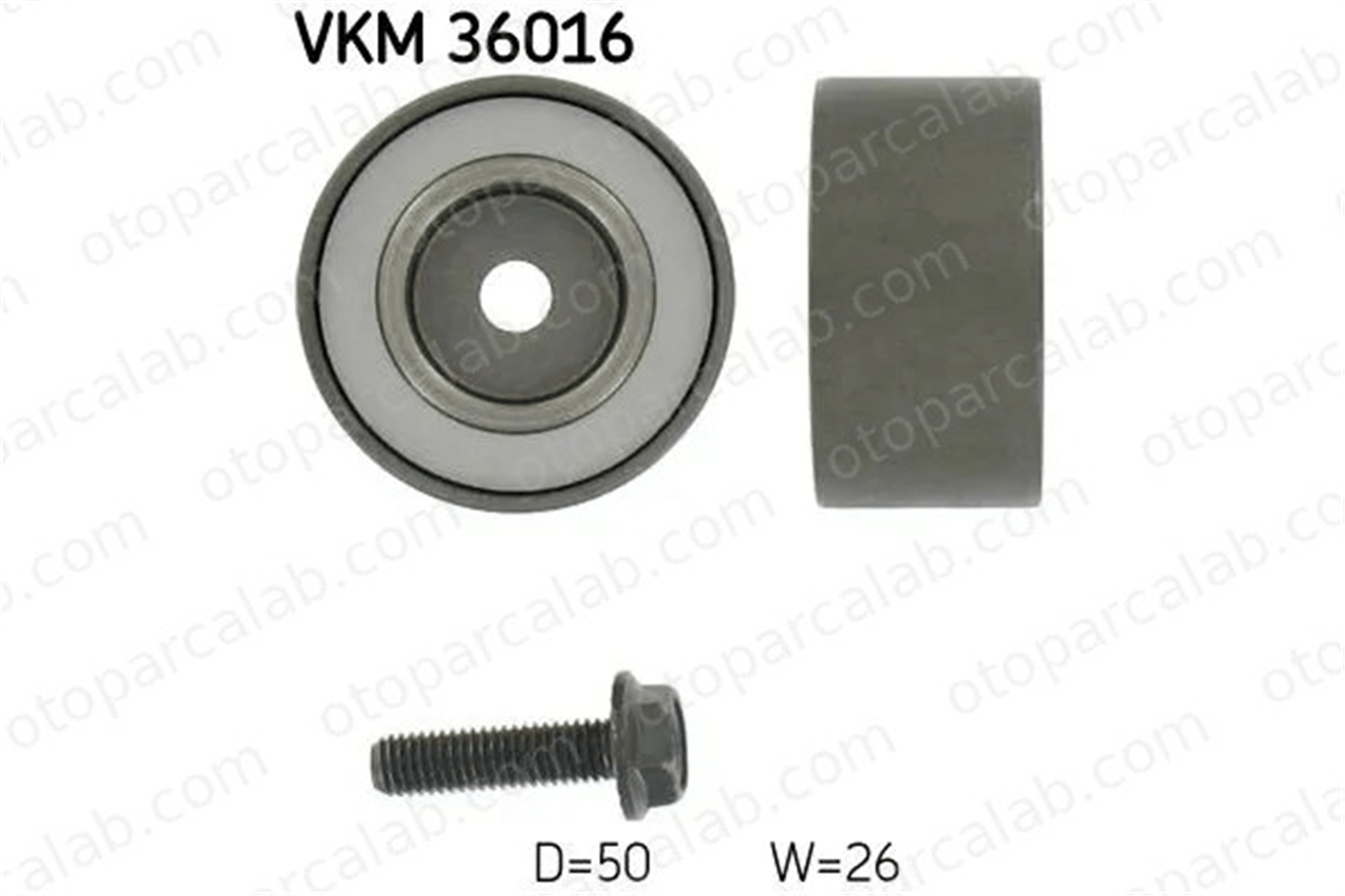 SKF VKM 36016 Vantilatör Kayış Gergi Rulmanı RENAULT MEGANE I MEGANE I Classic 575157 575196