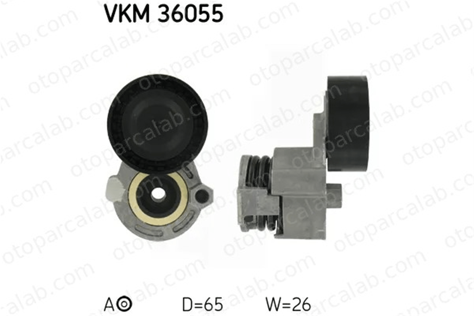 SKF VKM 36055 Vantilatör Kayış Gergi Rulmanı RENAULT KANGOO Express CLIO III 8200861569 1175000Q0B