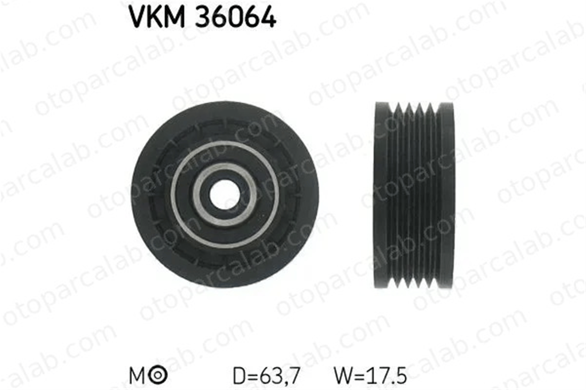 SKF VKM 36064 Vantilatör Kayış Gergi Rulmanı OPEL MOVANO A Minibüs/Otobüs MOVANO A Panelvan/Van 7700300378 4500041