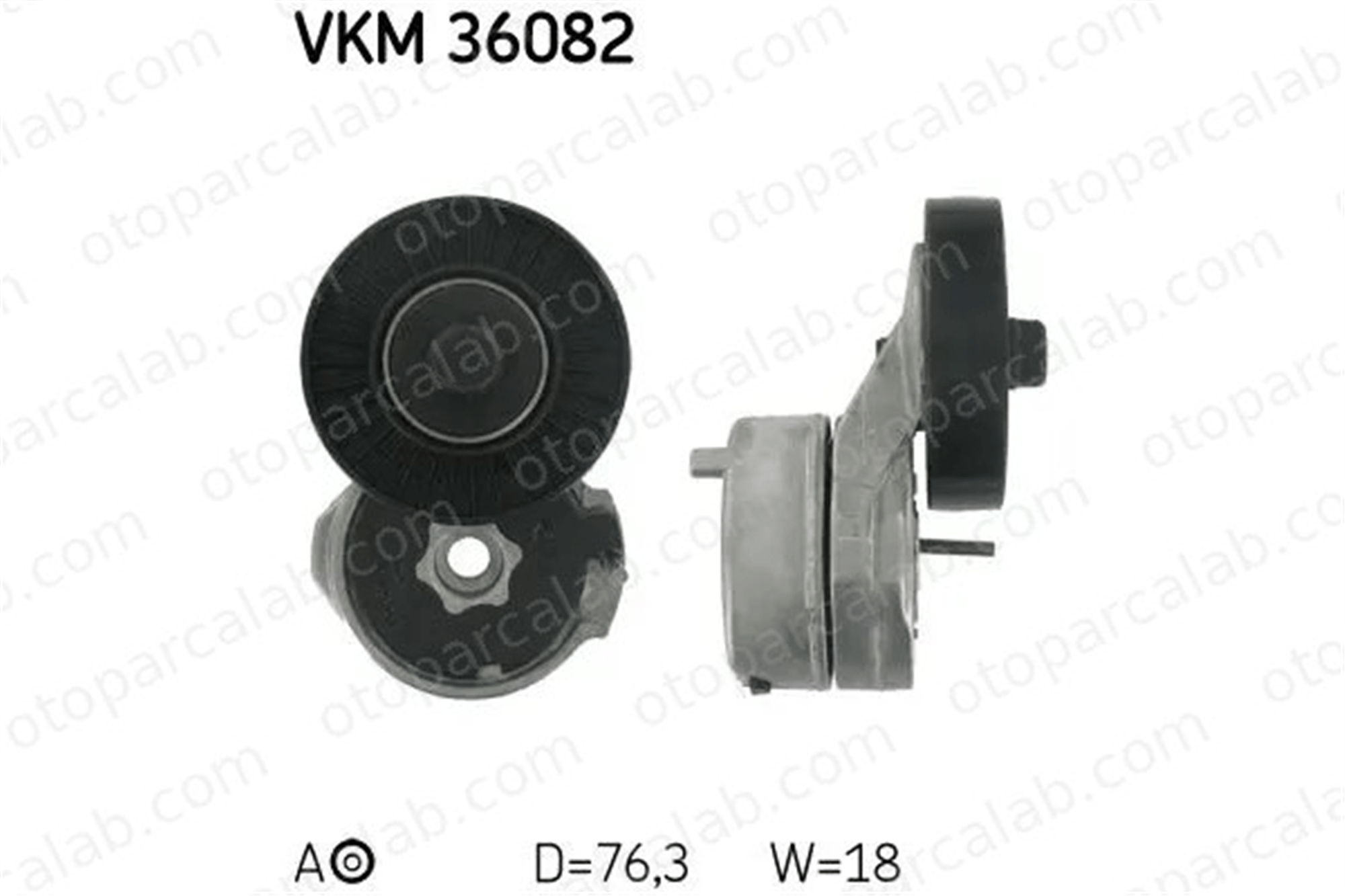SKF VKM 36082 Vantilatör Kayış Gergi Rulmanı RENAULT CLIO II KANGOO 7700870495