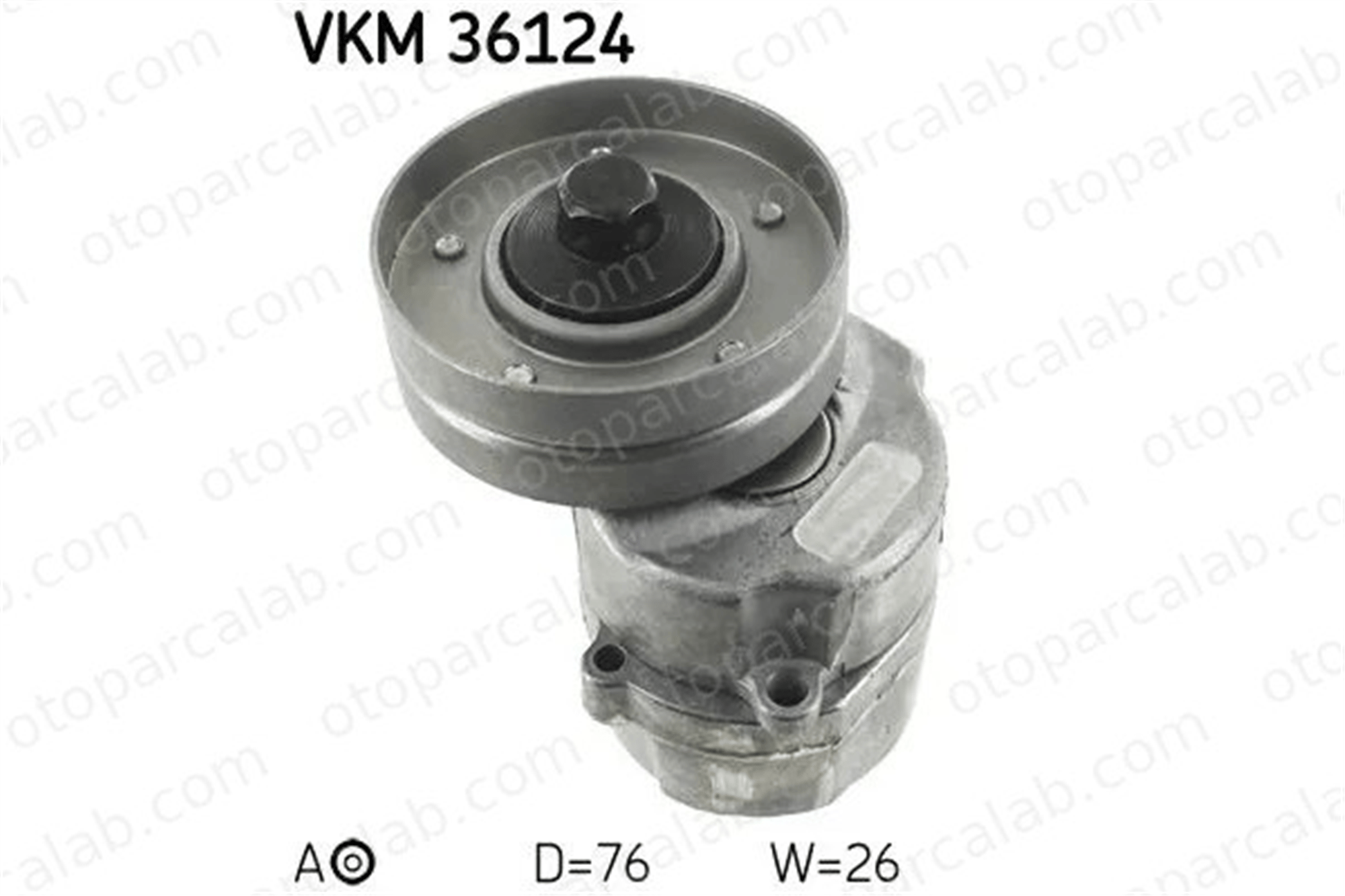 SKF VKM 36124 Vantilatör Kayış Gergi Rulmanı VOLVO V40 Station wagon S40 I 9146249