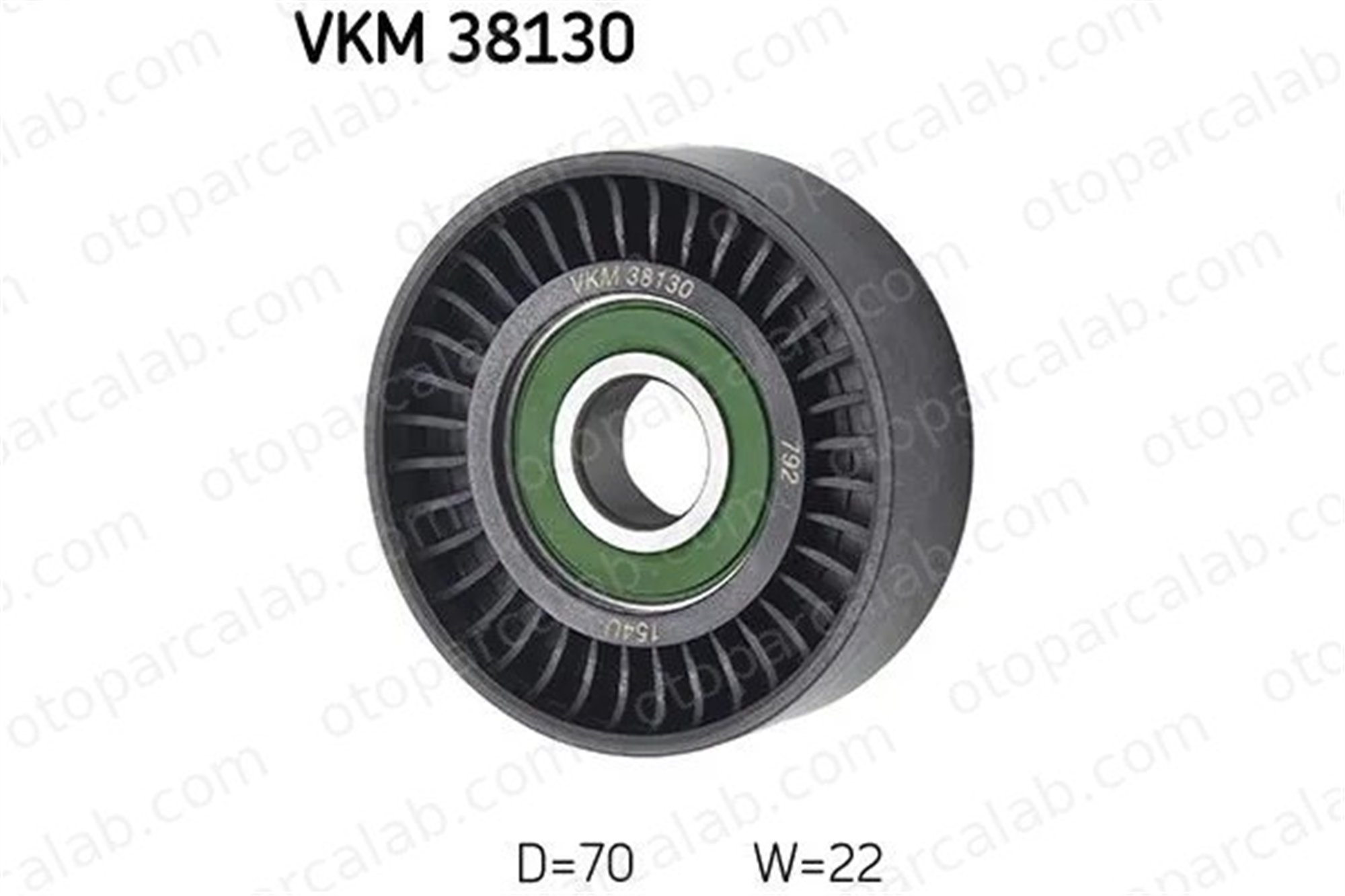 SKF VKM 38130 Vantilatör Kayış Gergi Rulmanı MERCEDES-BENZ A-SERISI B-SERISI Sports Tourer A6682020519 1340556