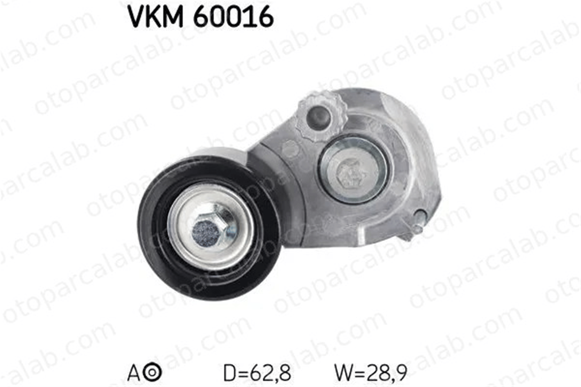 SKF VKM 60016 Vantilatör Kayış Gergi Rulmanı CHEVROLET CRUZE CRUZE Hatchback 1340268 25189926