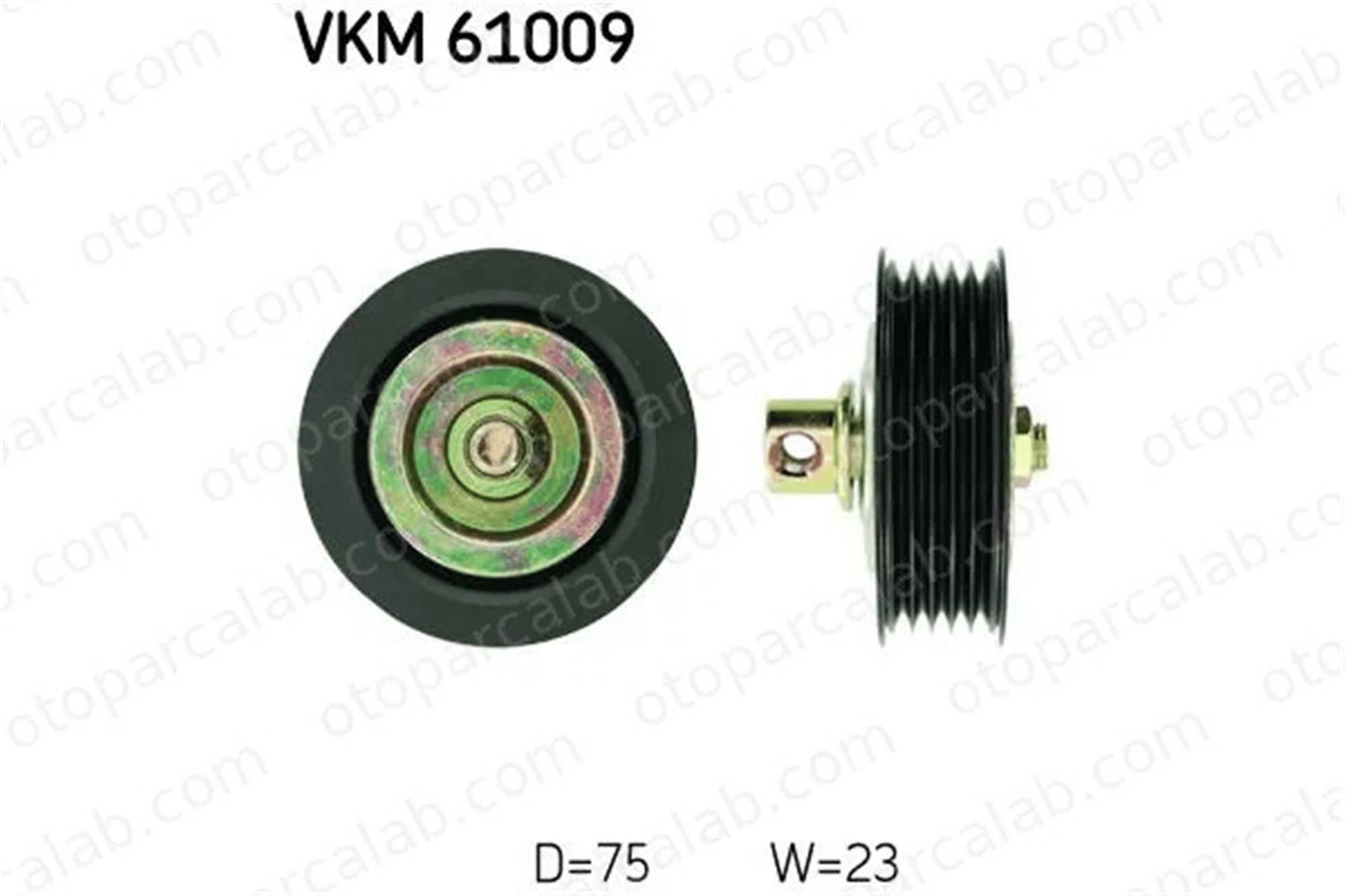 SKF VKM 61009 Vantilatör Kayış Gergi Rulmanı TOYOTA COROLLA COROLLA Compact 8844012170 8844012210