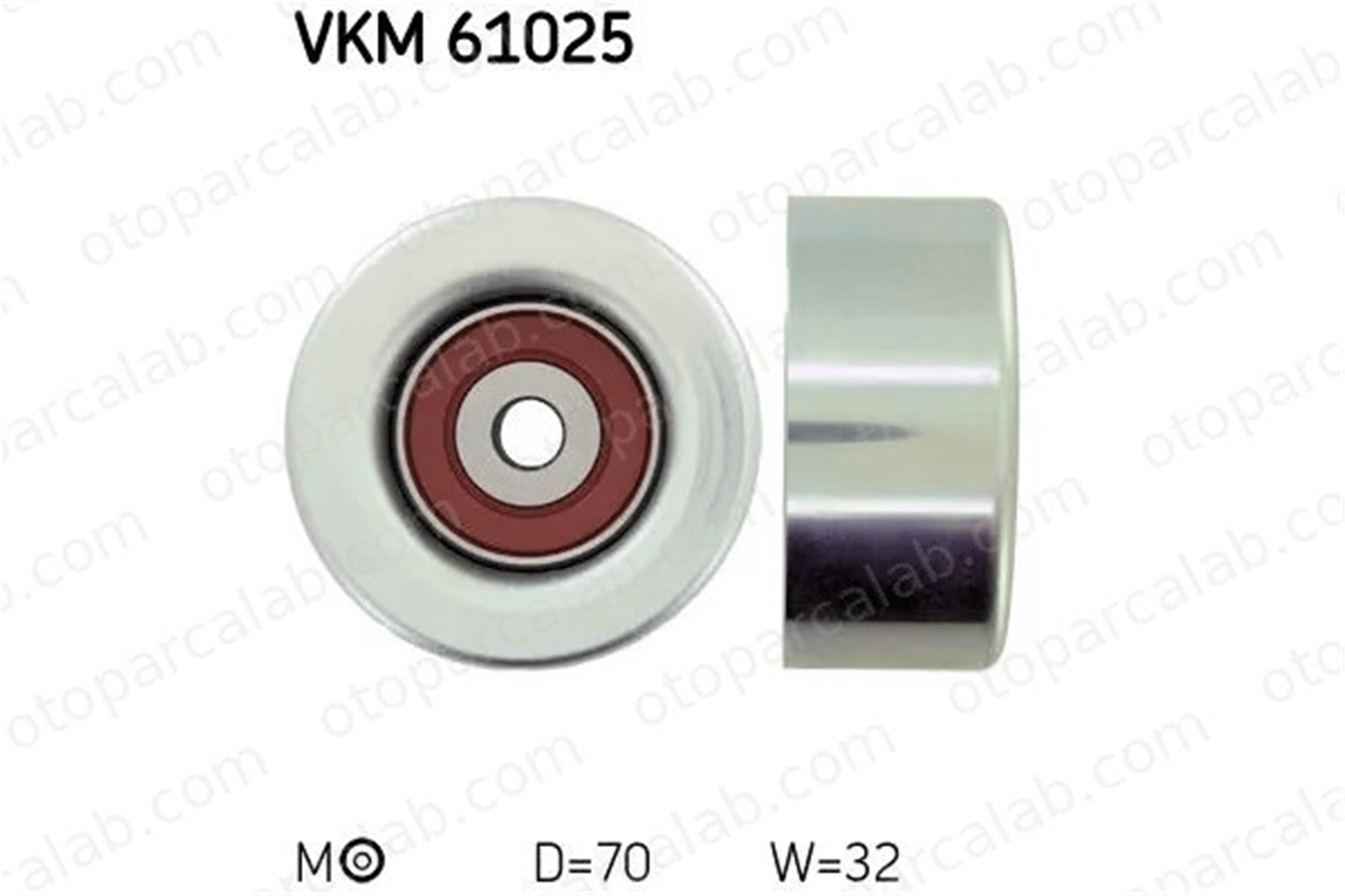 SKF VKM 61025 Vantilatör Kayış Gergi Rulmanı TOYOTA CAMRY CAMRY Sedan VKM61025 1660431010