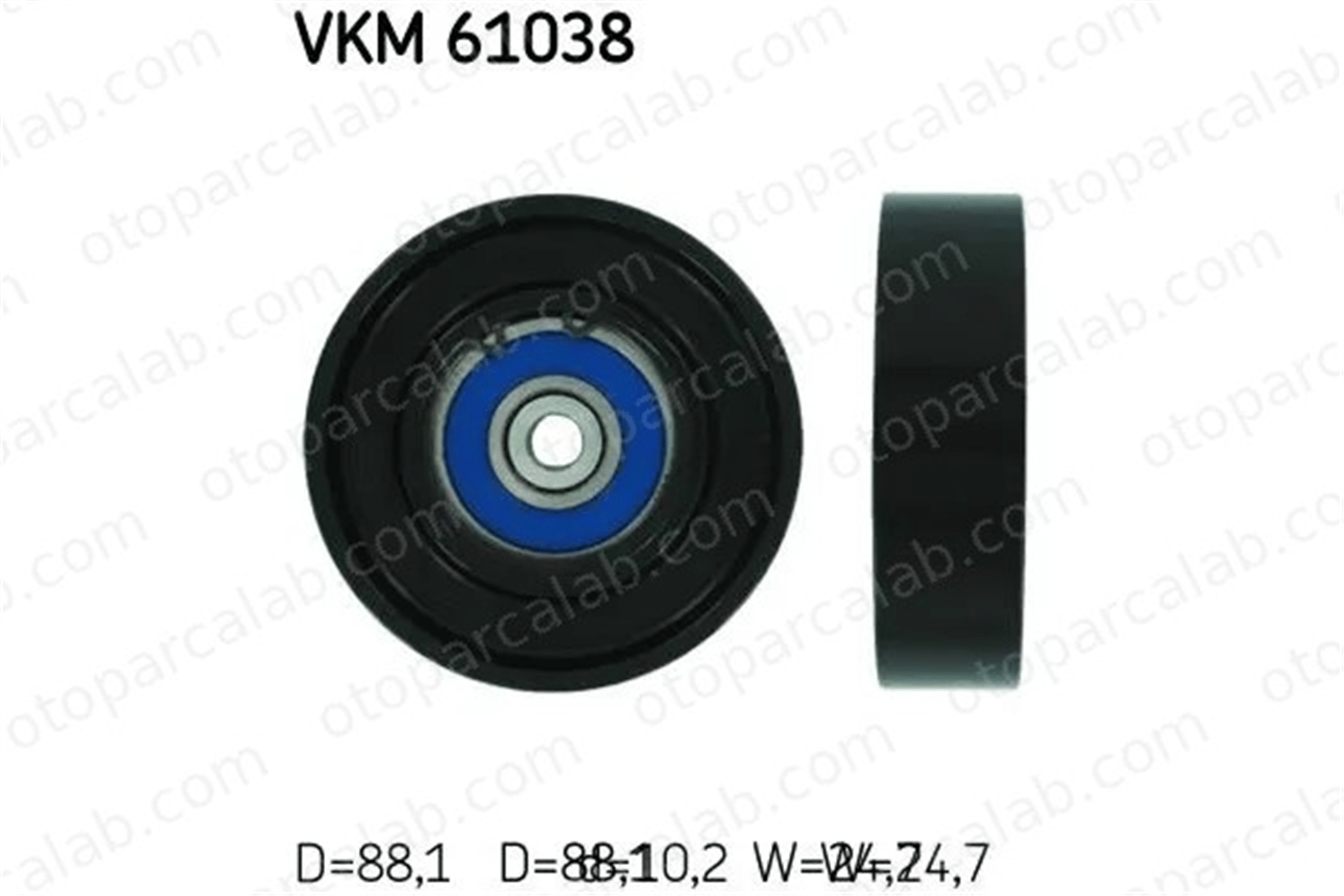 SKF VKM 61038 Vantilatör Kayış Gergi Rulmanı TOYOTA YARIS 884410D010