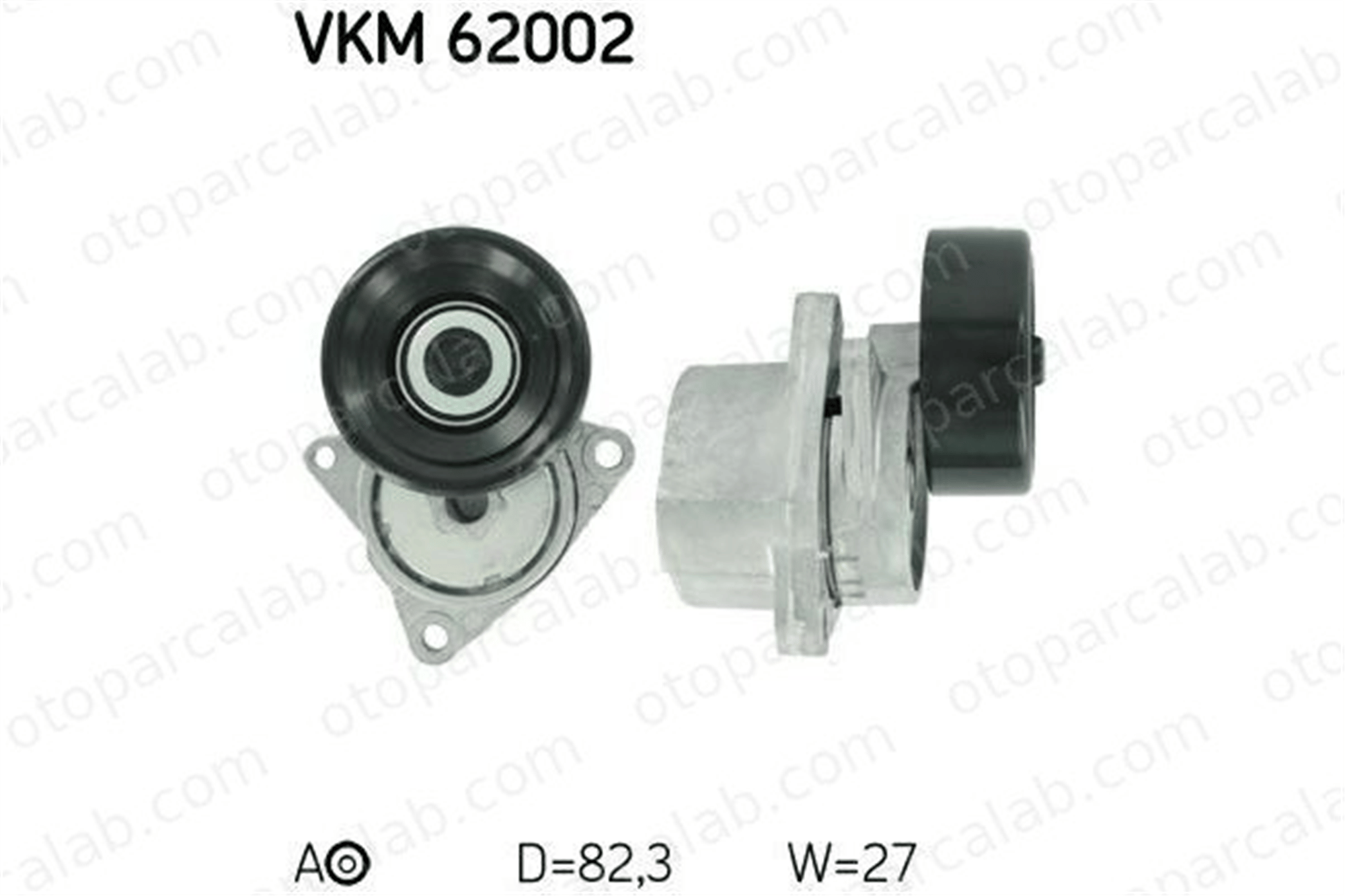 SKF VKM 62002 Vantilatör Kayış Gergi Rulmanı NISSAN X-TRAIL I PRIMERA 119556N202 119556N20A