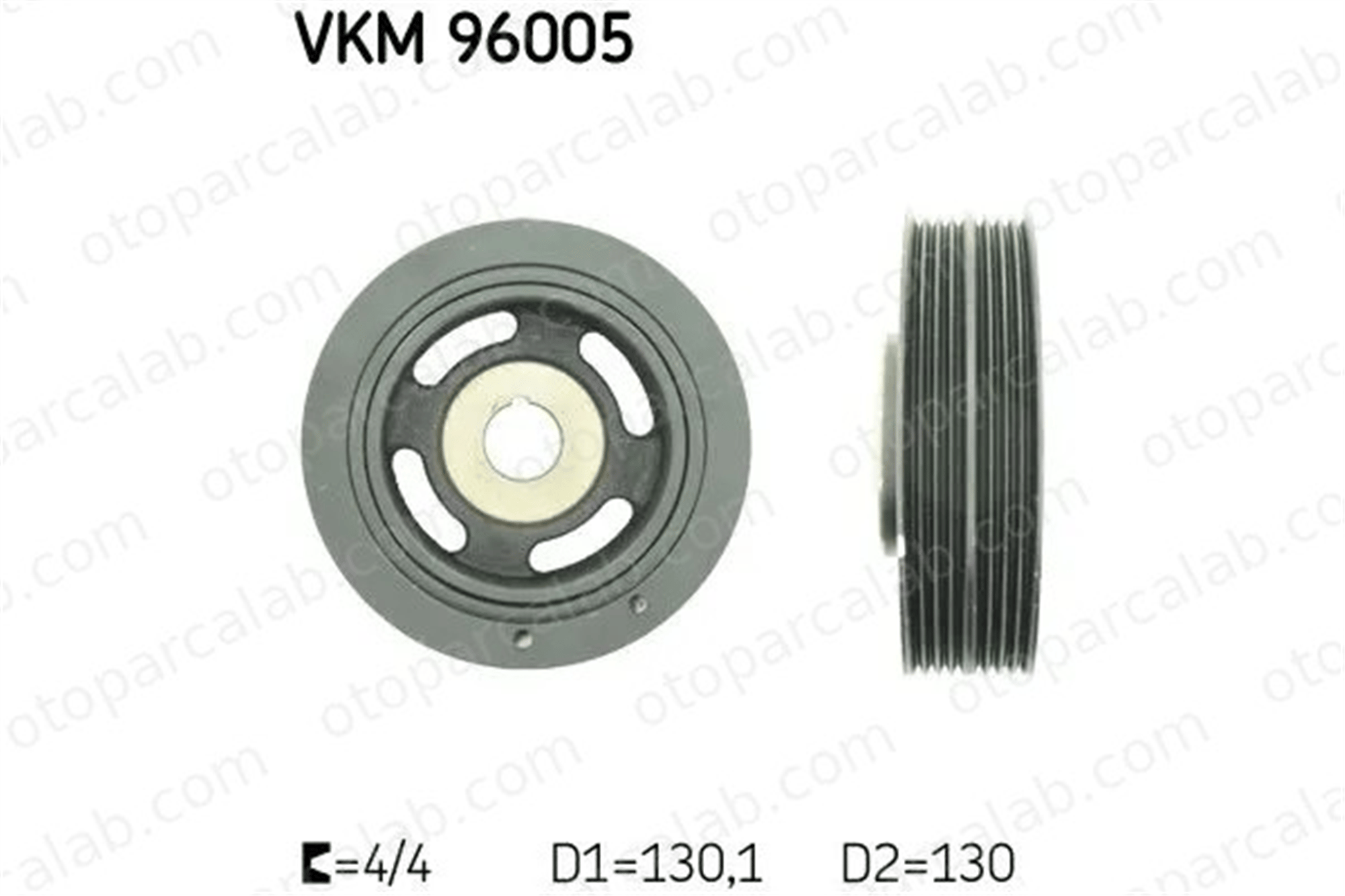 SKF VKM 96005 Krank Kasnak CHEVROLET AVEO / KALOS Hatchback AVEO / KALOS Sedan 96563902 25182300