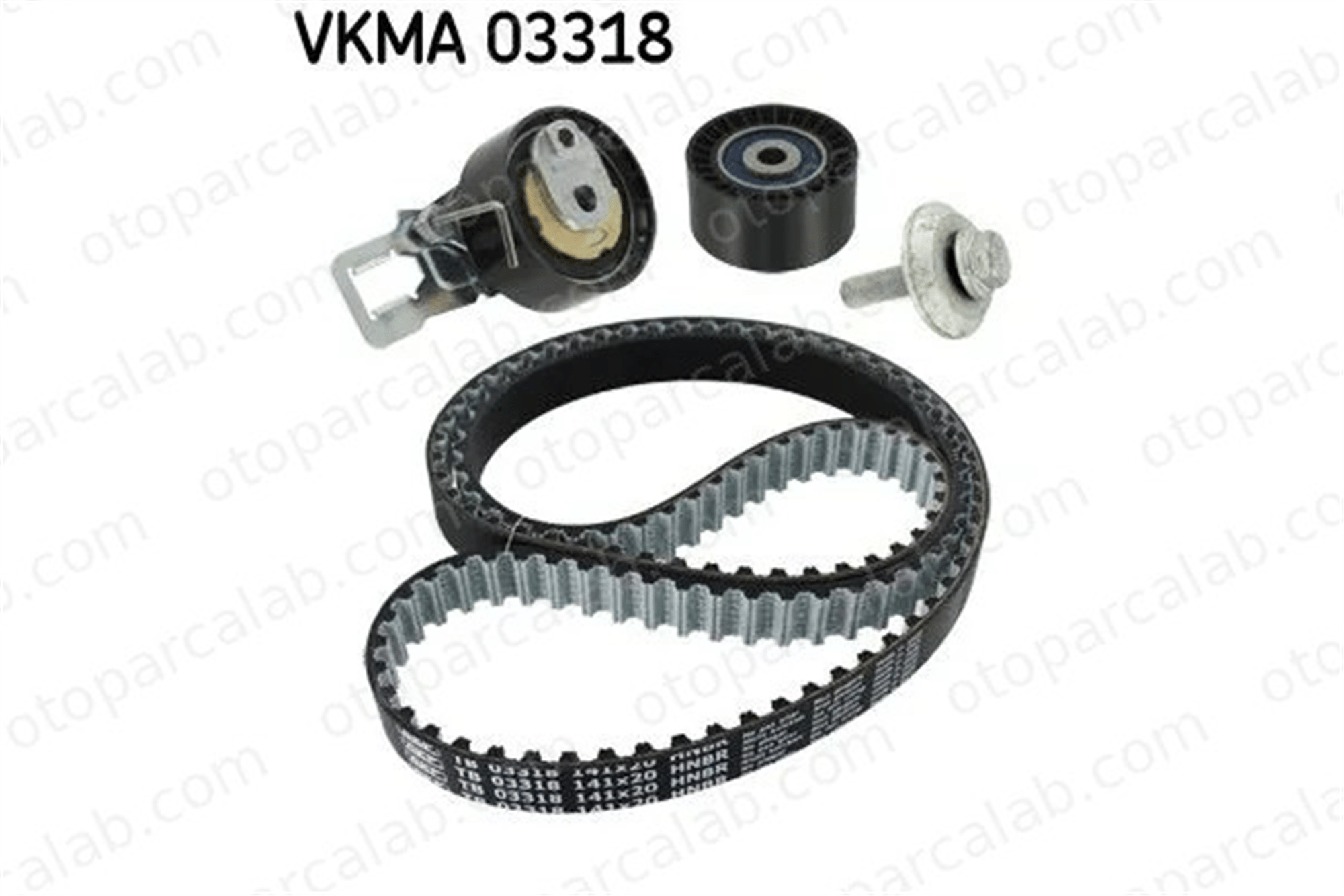 SKF VKMA 03318 Triger Kayış Seti CITROËN BERLINGO Kasa/büyük limuzin PEUGEOT PARTNER Kasa/büyük limuzin 1610577780 1684448180