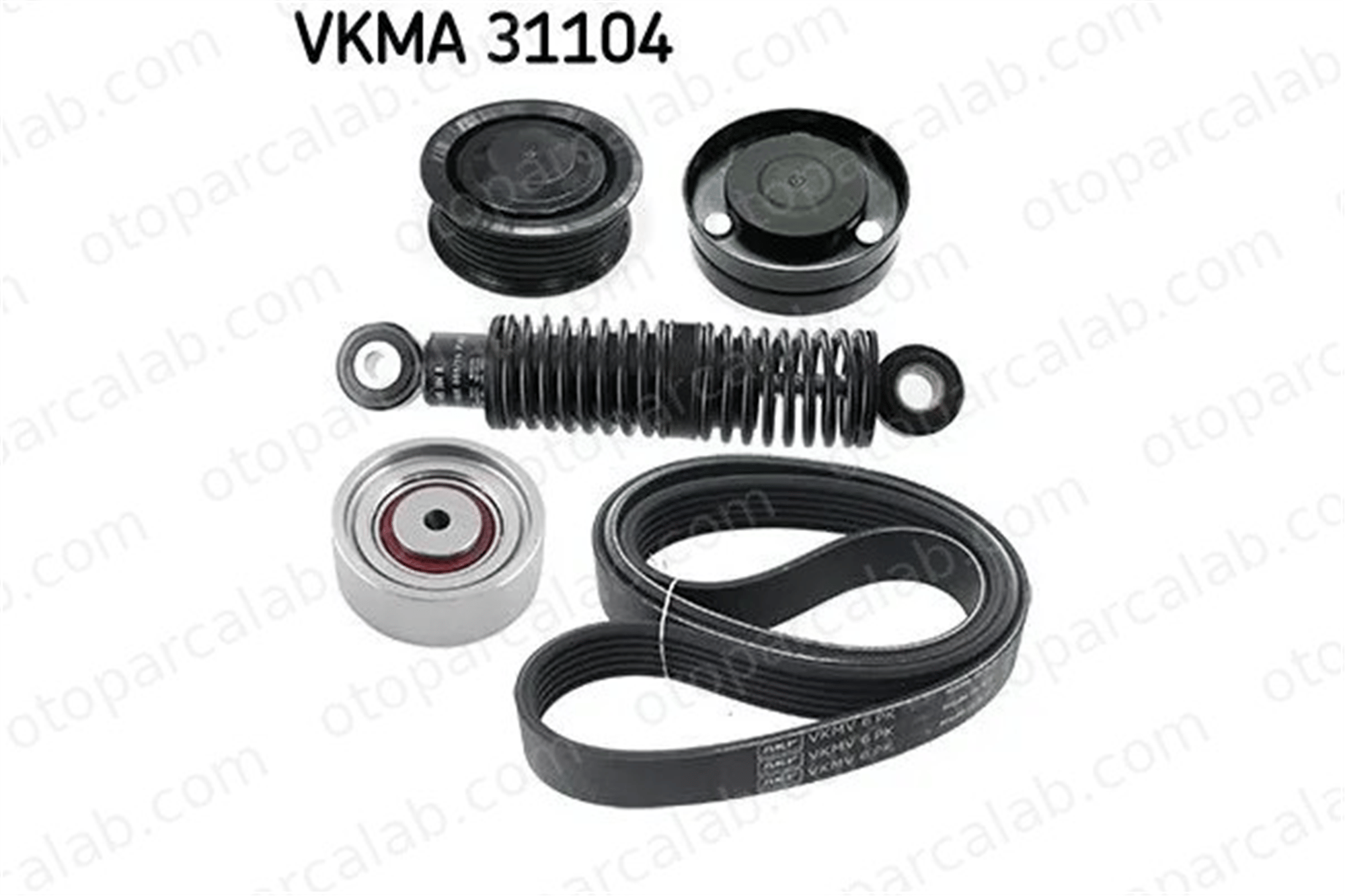 SKF VKMA 31104 Vantilatör Kayış Seti AUDI A6 C5 A6 C5 Avant 59145276 059 145 276