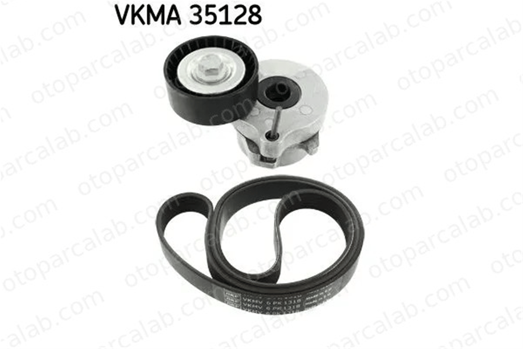 SKF VKMA 35128 Vantilatör Kayış Seti OPEL AGILA COMBO Kasa/büyük limuzin 55574238 51821653
