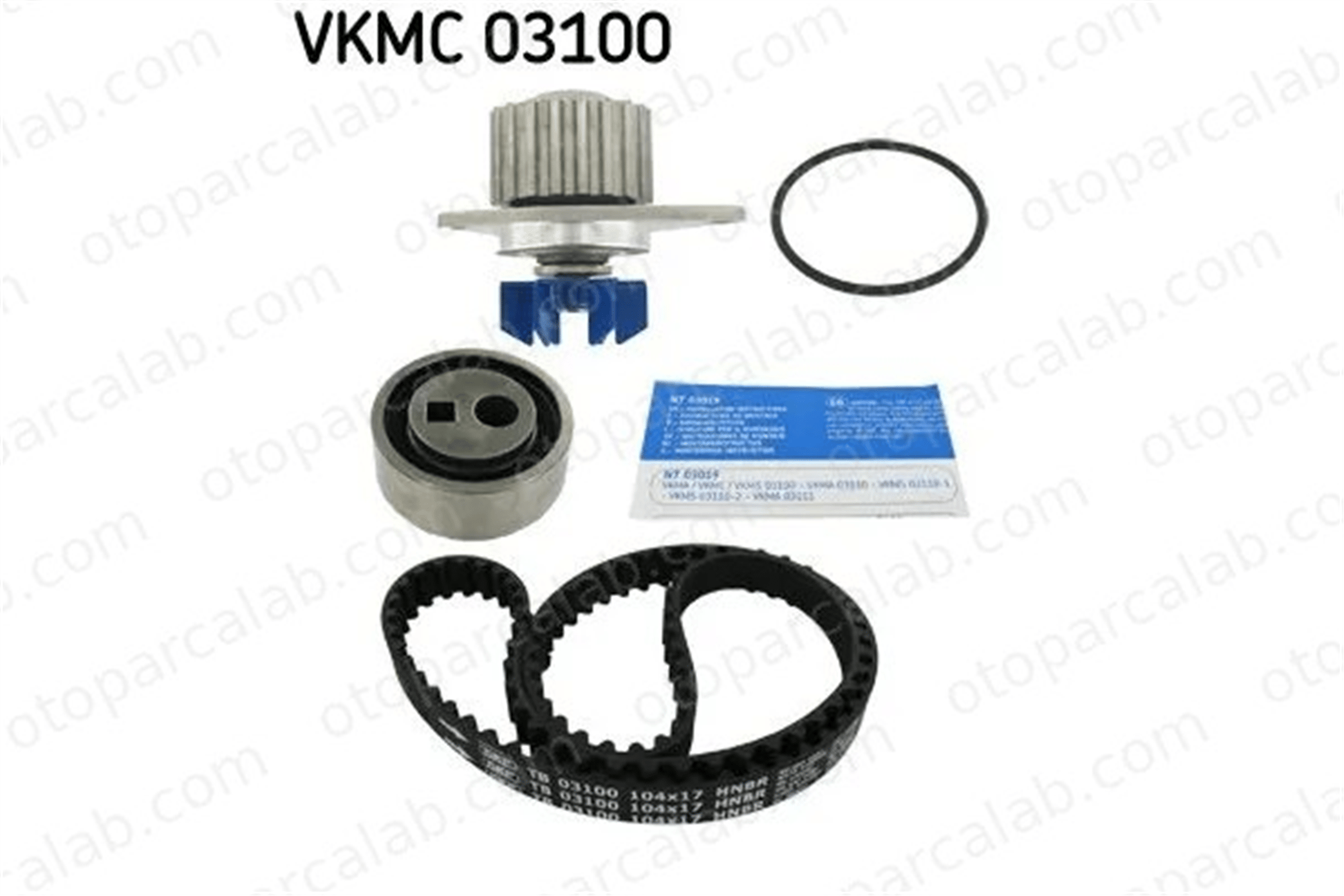 SKF VKMC 03100 Triger Kayış Seti CITROËN AX C15 Kasa/büyük limuzin 81656 0816.56