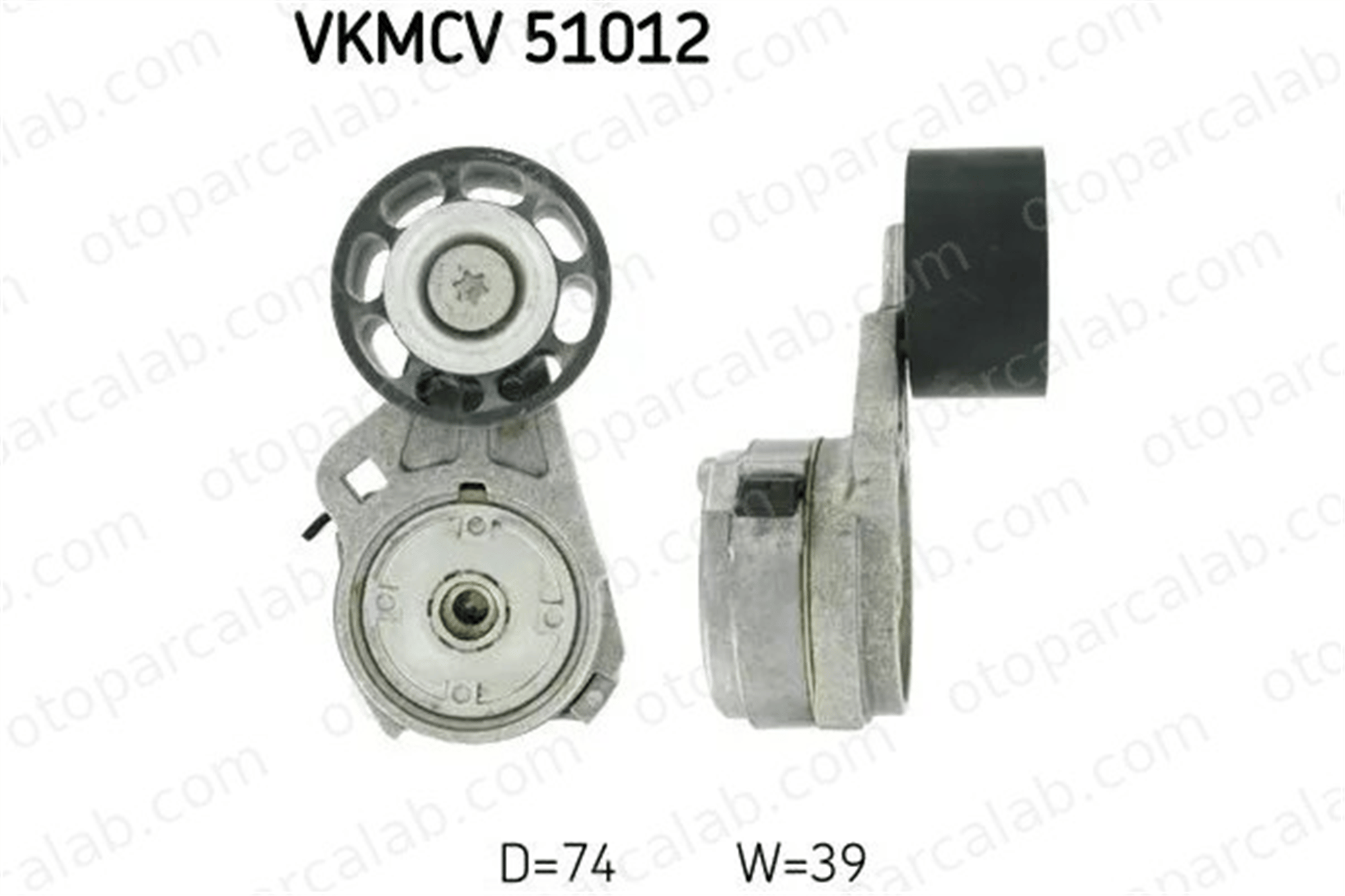 SKF VKMCV 51012 Vantilatör Kayış Gergi Rulmanı MERCEDES-BENZ AROCS ACTROS MP4 / MP5 9062000570 9062001570