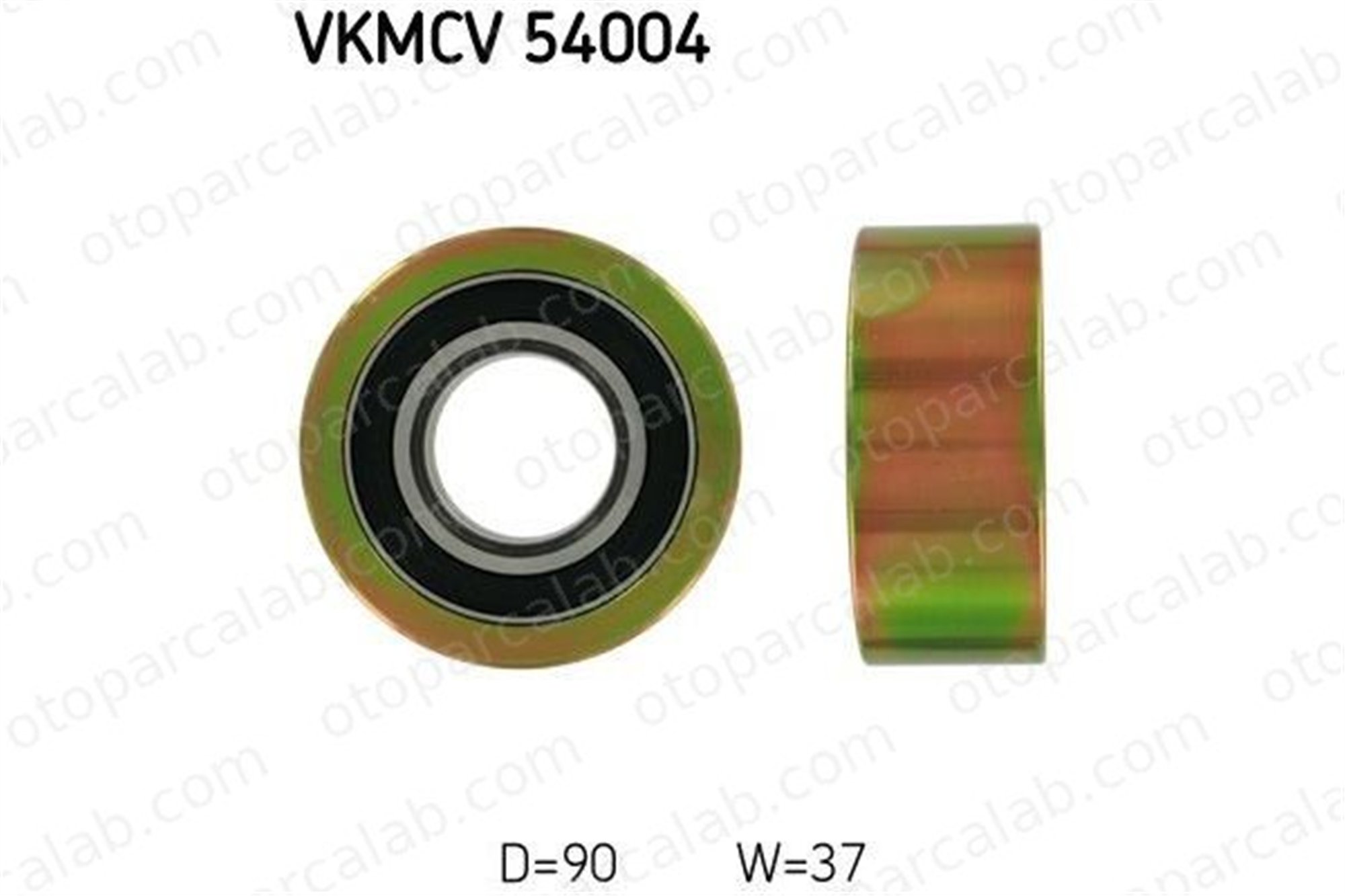 SKF VKMCV 54004 Vantilatör Kayış Gergi Rulmanı RENAULT TRUCKS MIDLINER PREMIUM 2 5010412973 5010477345