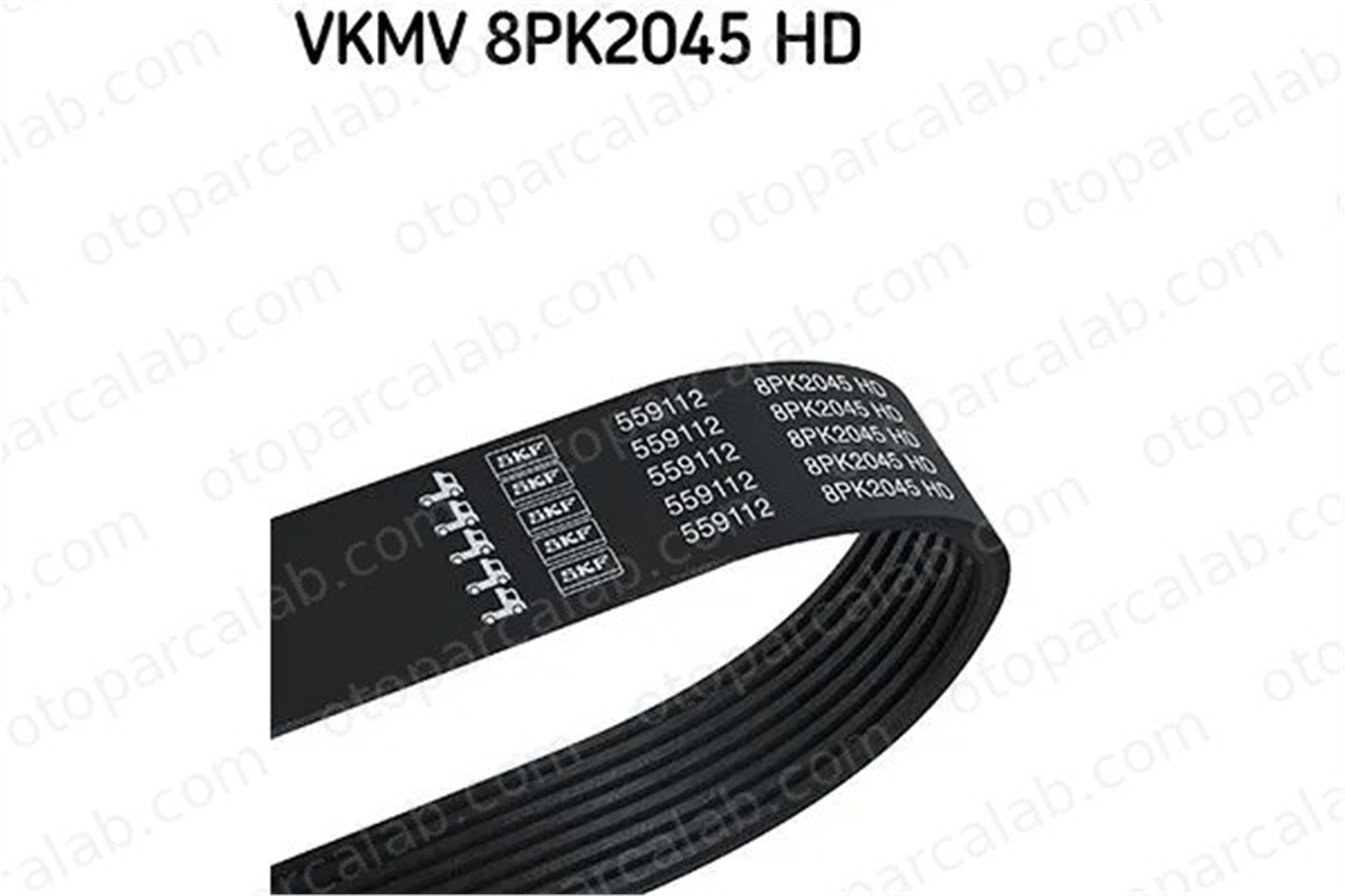 SKF VKMV 8PK2045 HD Vantilatör Kayışı MERCEDES-BENZ ATEGO 2 AXOR 2 1393280 9934596