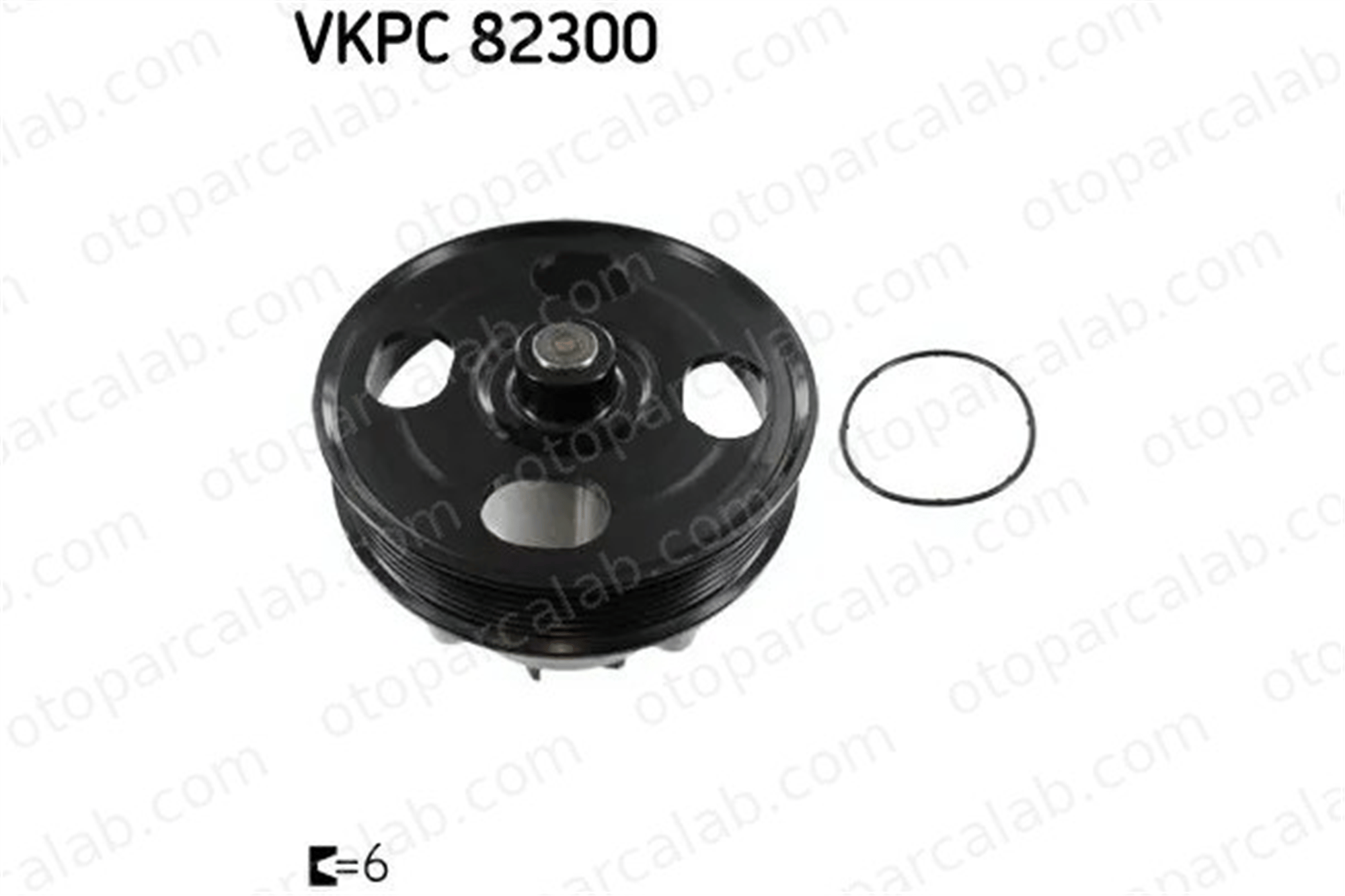 SKF VKPC 82300 Devirdaim Su Pompası FIAT PANDA PUNTO 1334647 1201L9