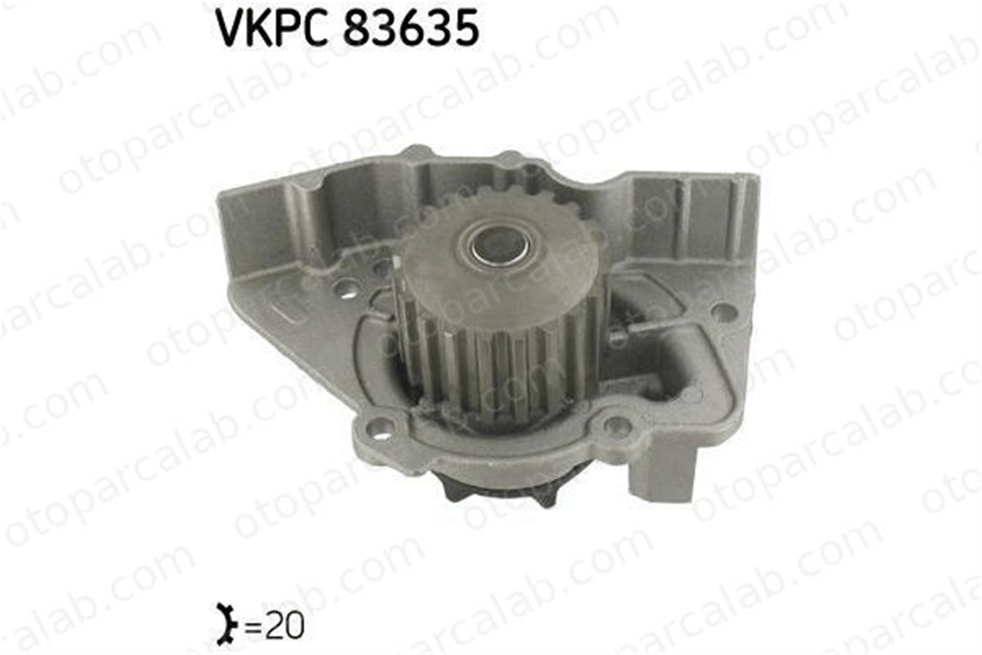 SKF VKPC 83635 Devirdaim Su Pompası CITROËN XSARA XSARA Coupe 120198