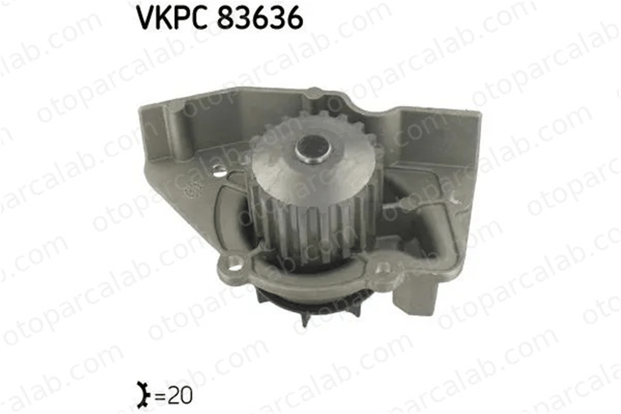 SKF VKPC 83636 Devirdaim Su Pompası PEUGEOT 306 Cabrio 406 Coupe 120193 1201A1