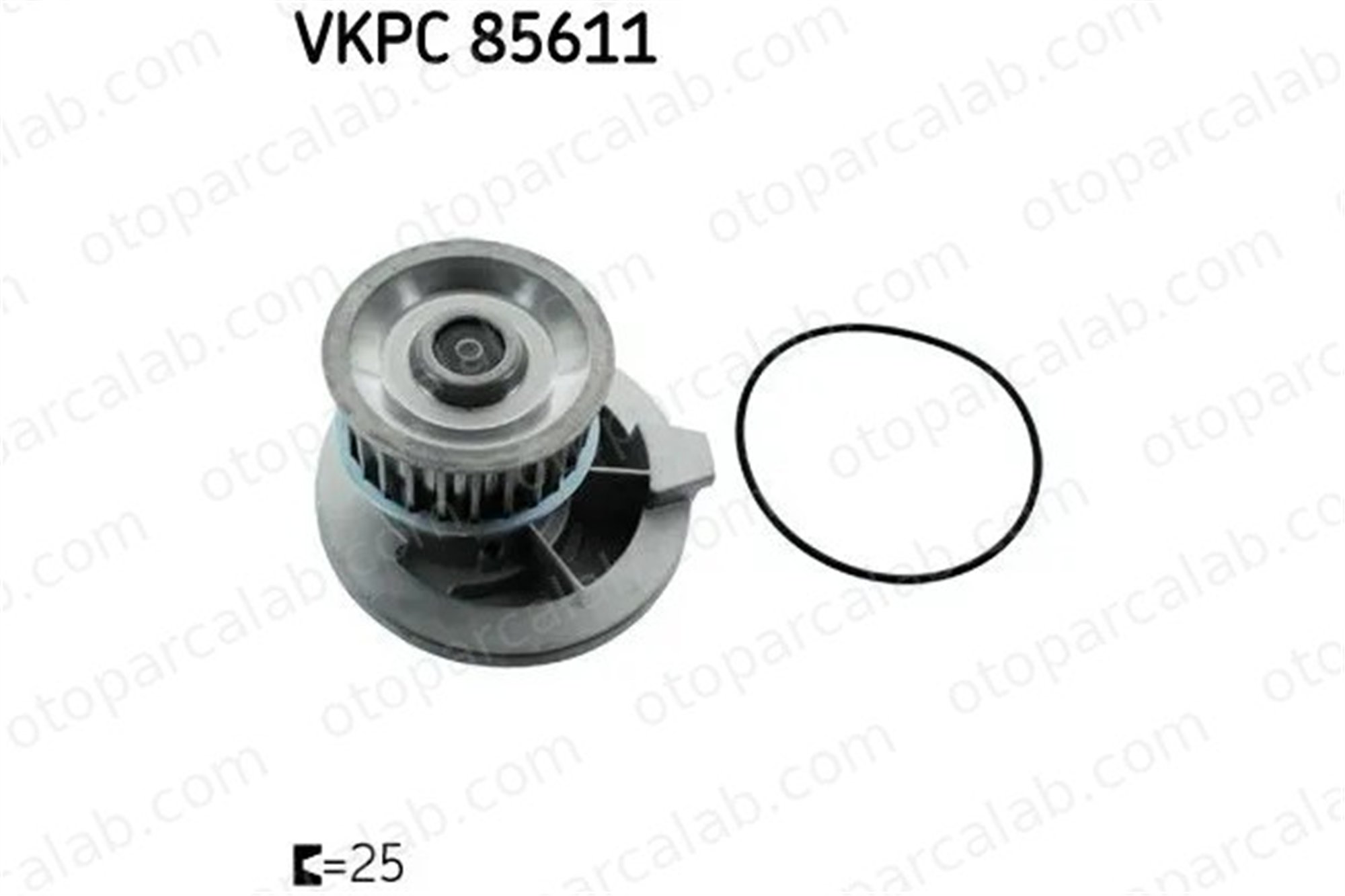 SKF VKPC 85611 Devirdaim Su Pompası DAEWOO NUBIRA Sedan OPEL ASTRA F 1334053 92065969