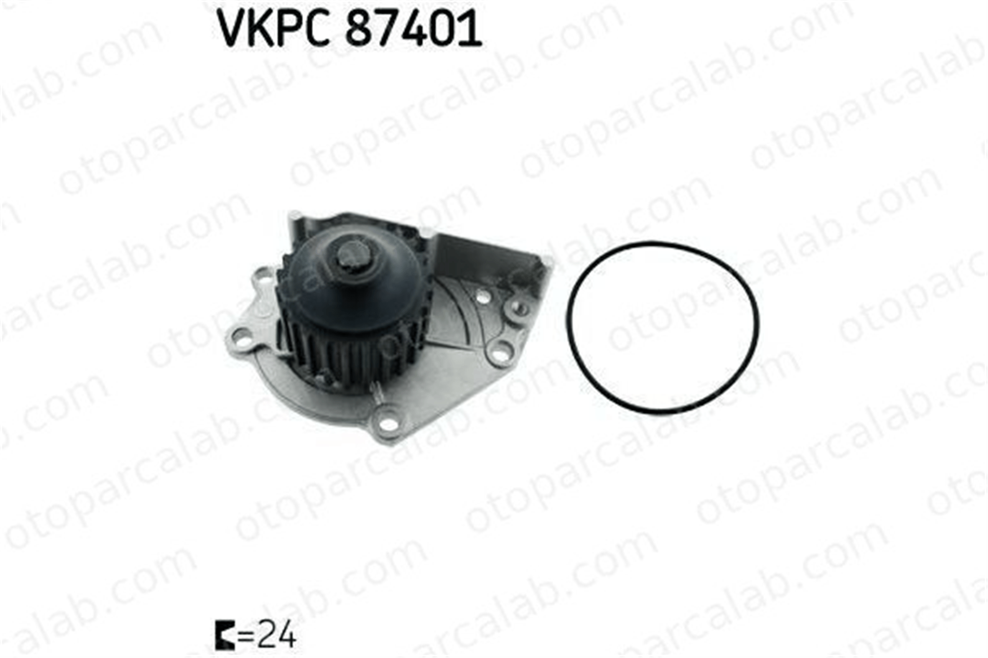 SKF VKPC 87401 Devirdaim Su Pompası ROVER 200 II Hatchback 25 I Hatchback PEB102510 GWP333