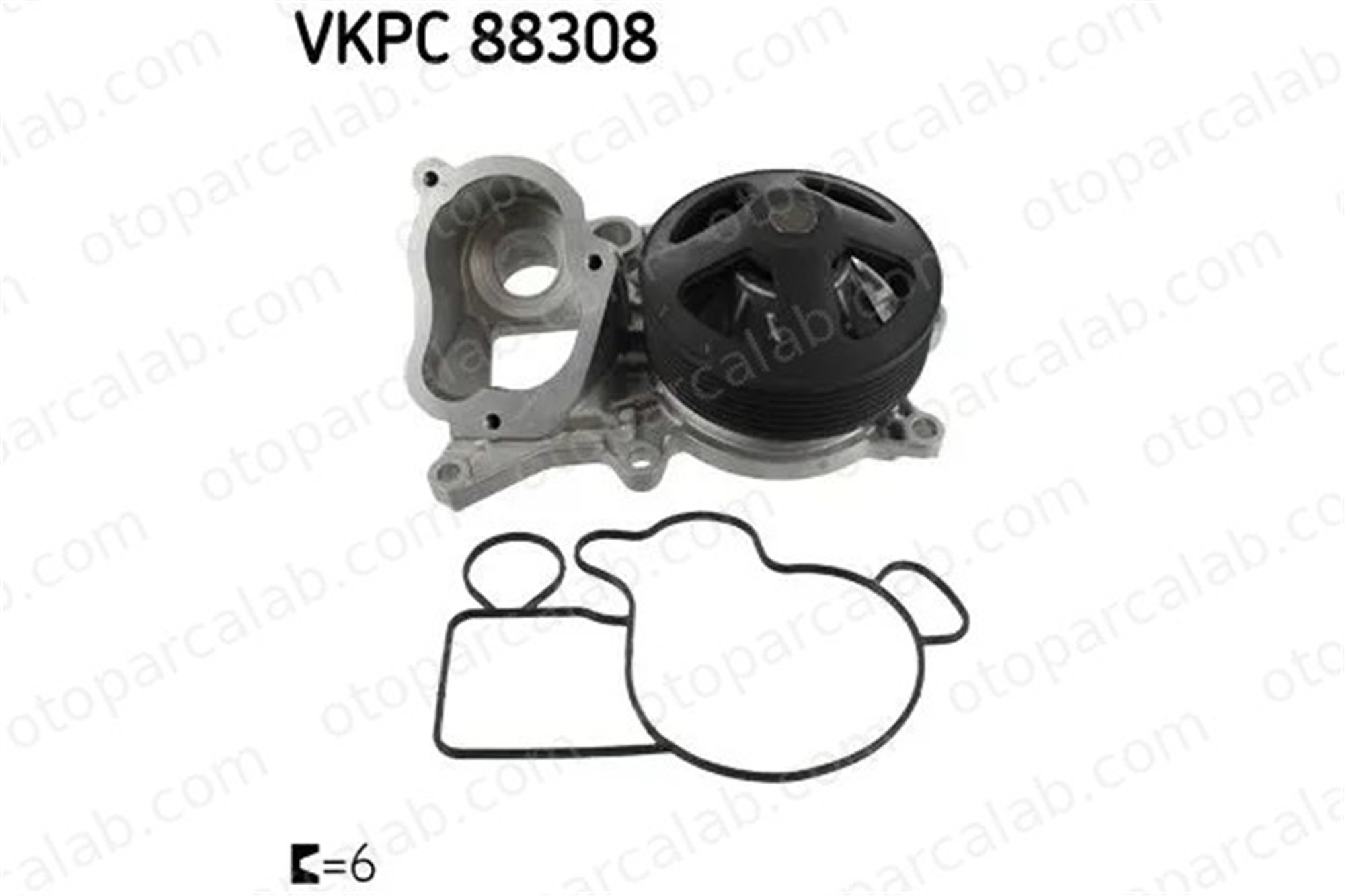 SKF VKPC 88308 Devirdaim Su Pompası BMW 1 3 Touring 11518516204 11517810833