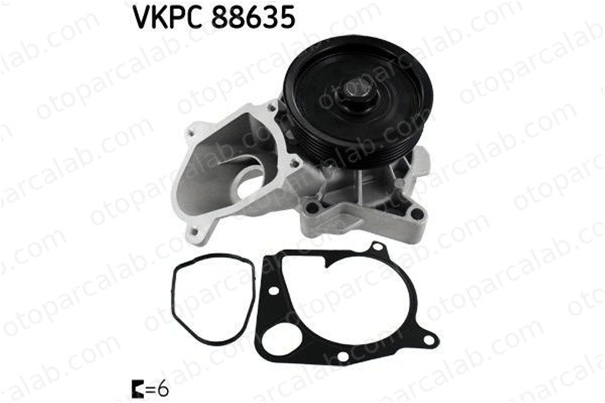 SKF VKPC 88635 Devirdaim Su Pompası BMW 3 3 Touring 11517790471 11517788305