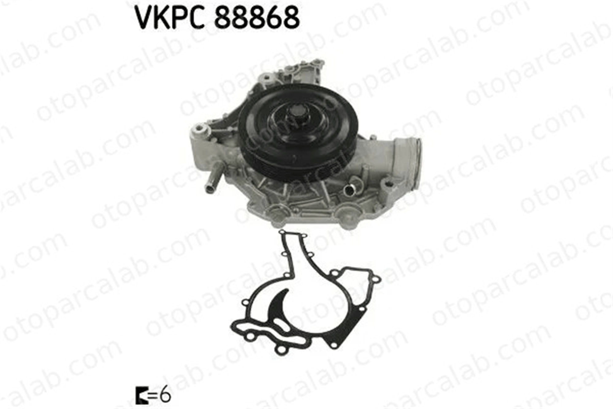SKF VKPC 88868 Devirdaim Su Pompası MERCEDES-BENZ C-SERISI E-SERISI 2722001001