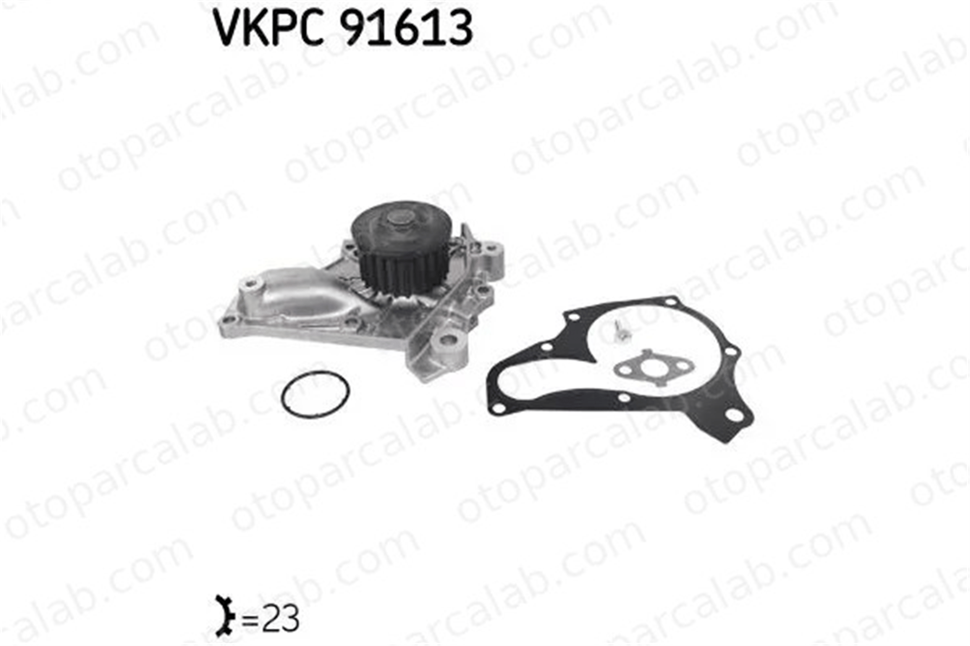 SKF VKPC 91613 Devirdaim Su Pompası TOYOTA CORONA Sedan RAV 4 I 1611009010 1611079025